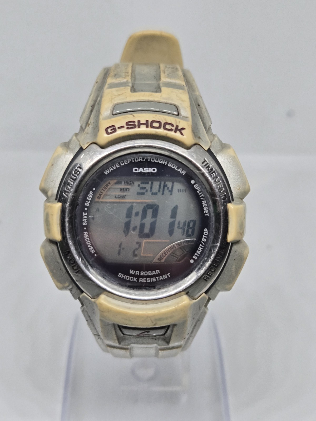 ​CASIO G-SHOCK GW-300 Wave Ceptor Tough Solar Digital Men\'s Watch Working 20cm