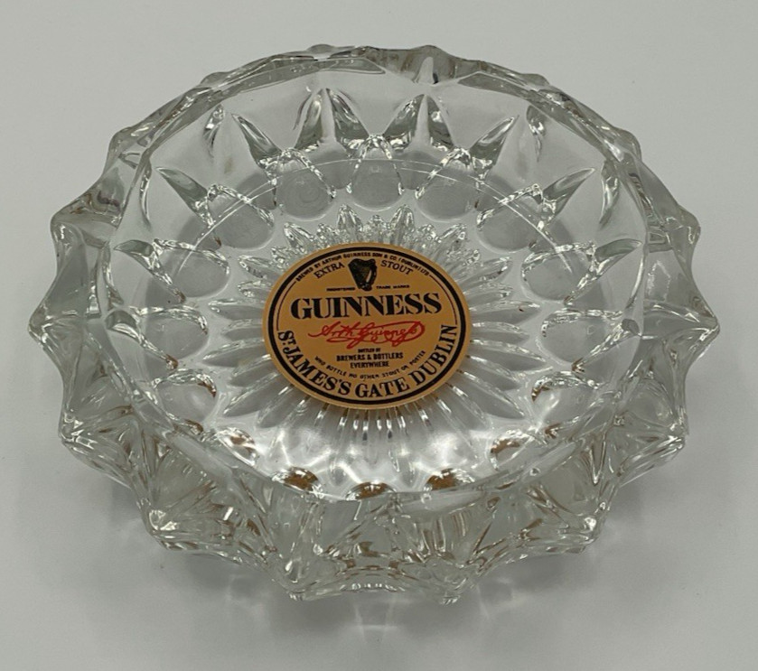 Guinness Beer Glass Ashtray St James Gate Dublin Ireland 5