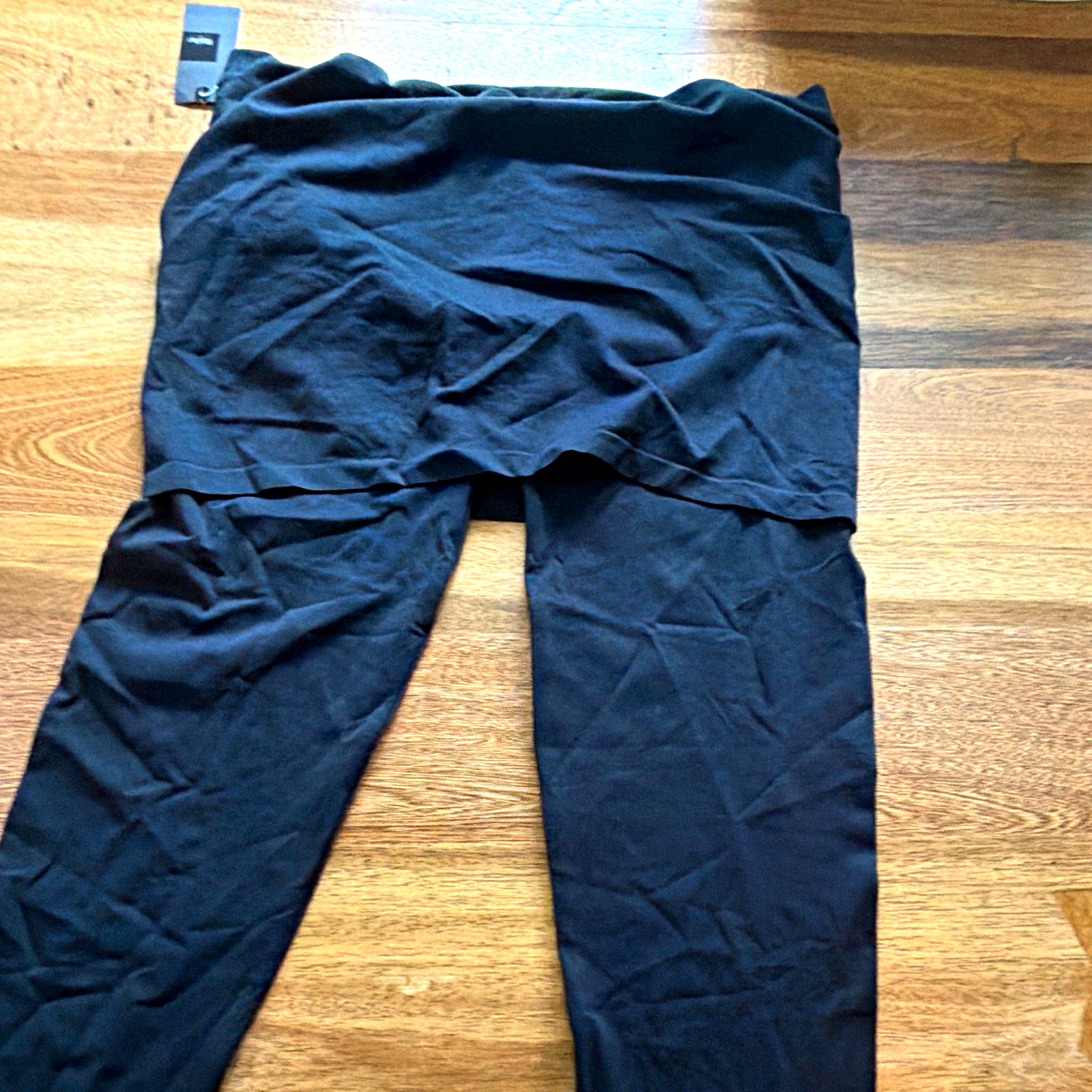 Mossimo Women’s Black Solid Pattern Ankle Leggings/ Skirt Regular Size XL/XXL
