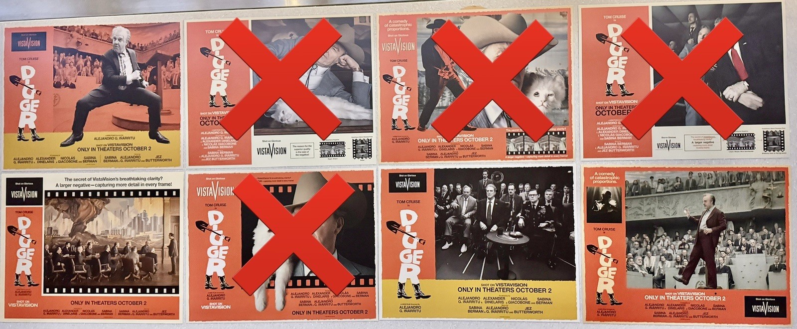 DIGGER LOBBY CARDS SET RARE AMC - 4 (four) - Tom Cruise Film 1 Day shipping DIGGER LOBBY CARDS SET RARE AMC - 4 (four) - Tom Cruise Film 1 Day shipping