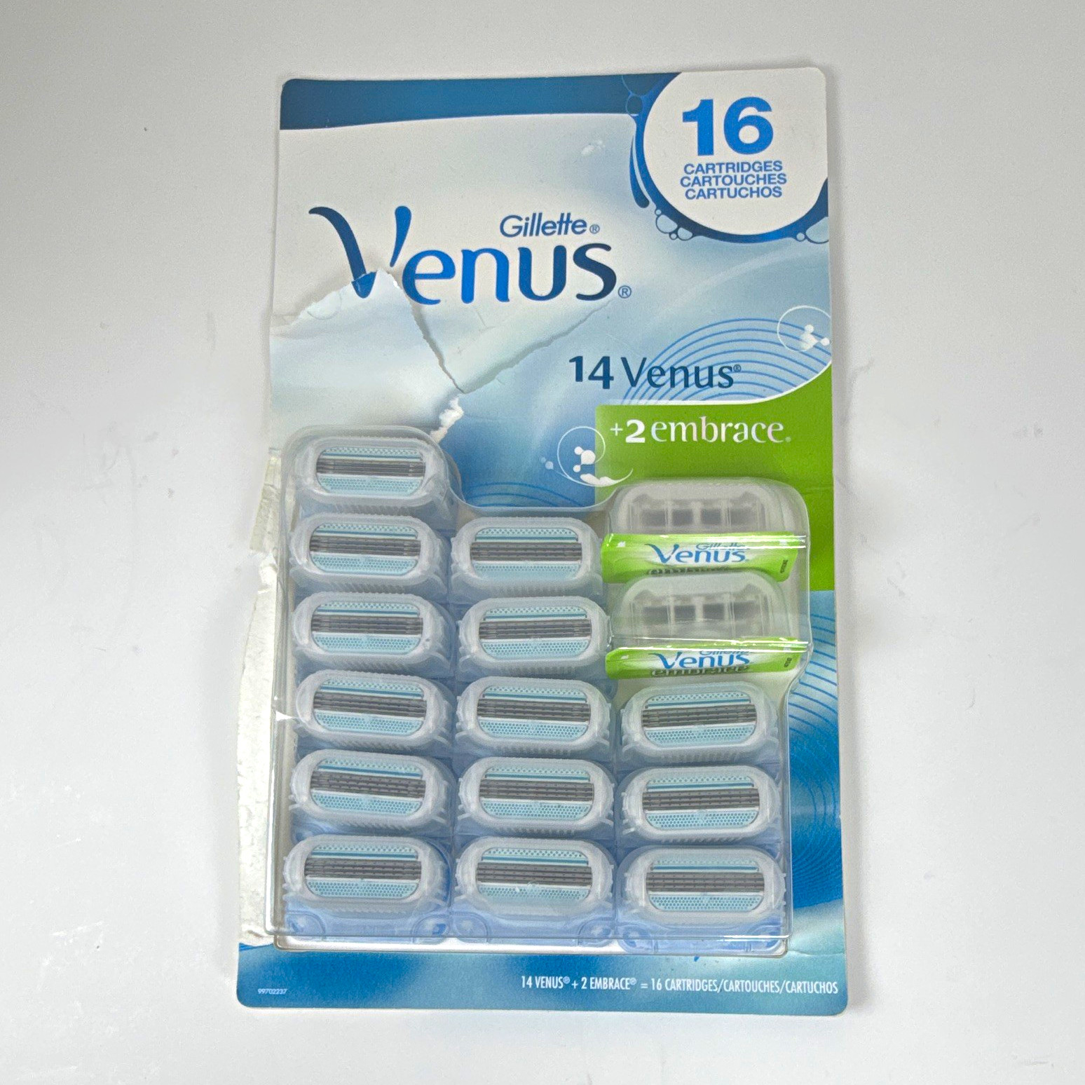 Gillette Venus Women’s Razor Refill Cartridges 16ct, 3-Blade Stainless 16 Total Gillette Venus Women’s Razor Refill Cartridges 16ct, 3-Blade Stainless 16 Total