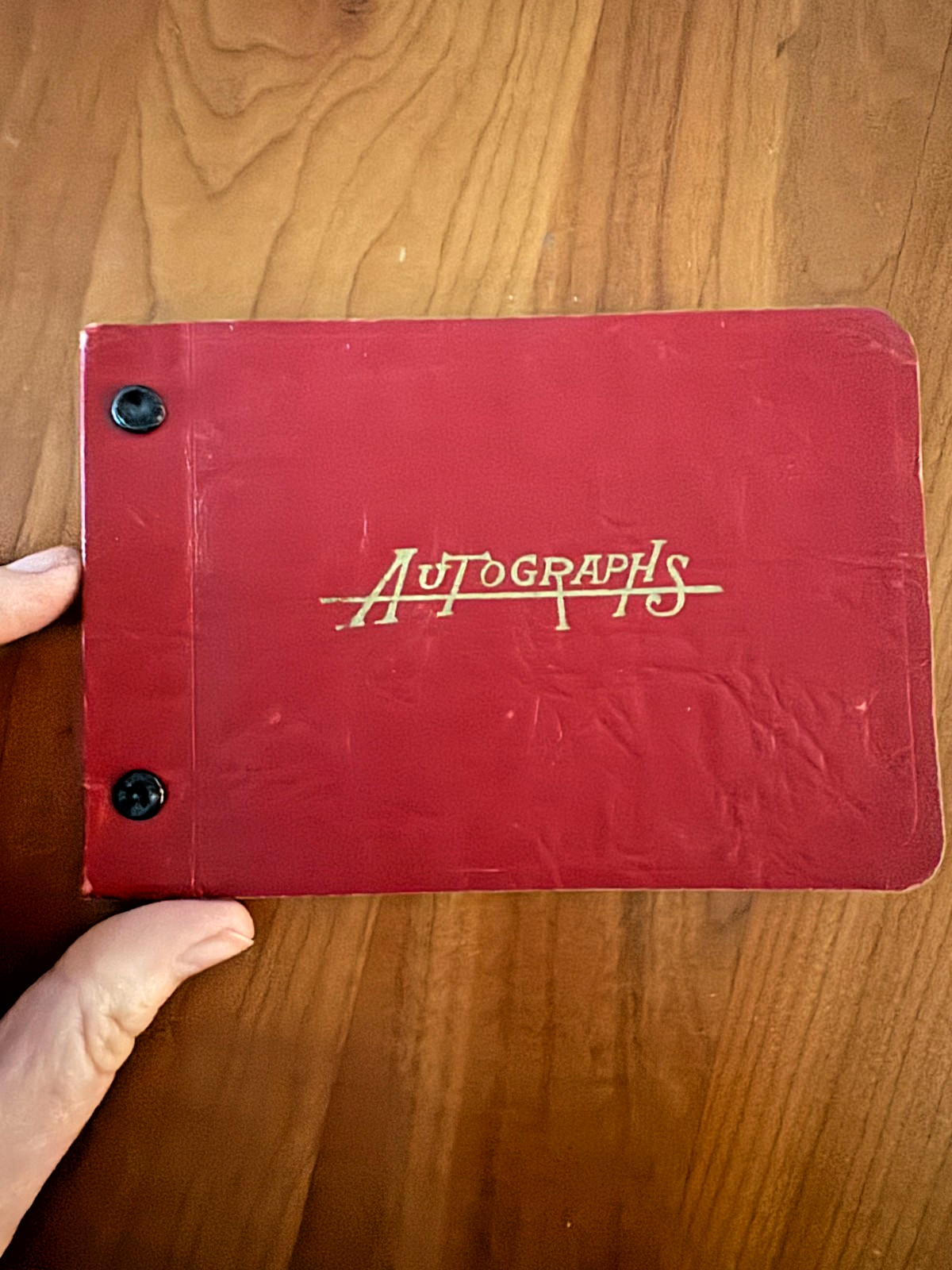 FREE SHIP VINTAGE 1951 Autograph Book with Notes
