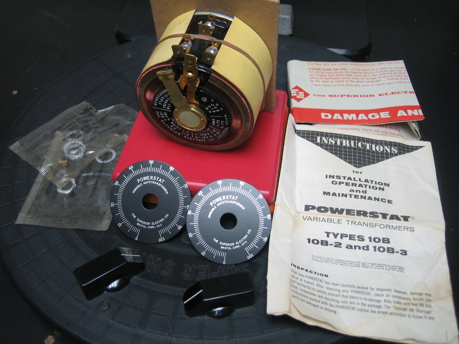 SUPERIOR POWERSTAT 10B Variable Transformer Variac