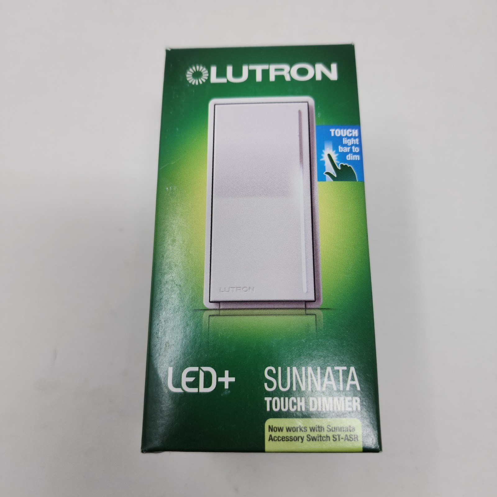 New Lutron Sunnata STCL-153MR-WH LED+ Touch Dimmer White Single Pole 