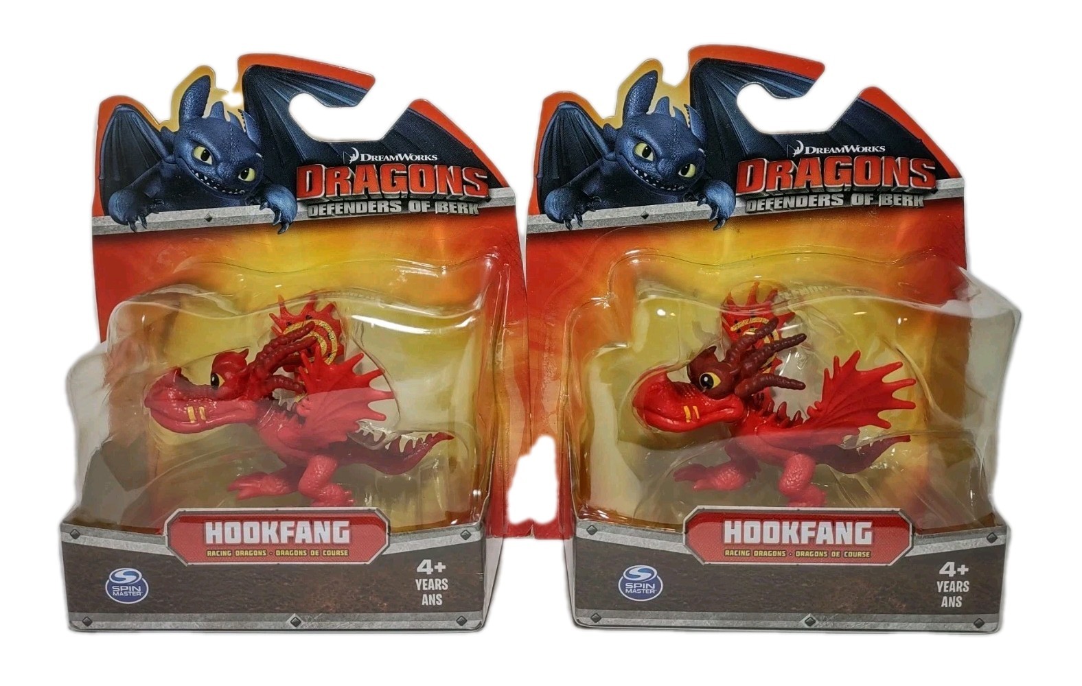 Dreamworks Dragons Defenders Of Berk Hookfang Racing Dragon Variant Set VHTF