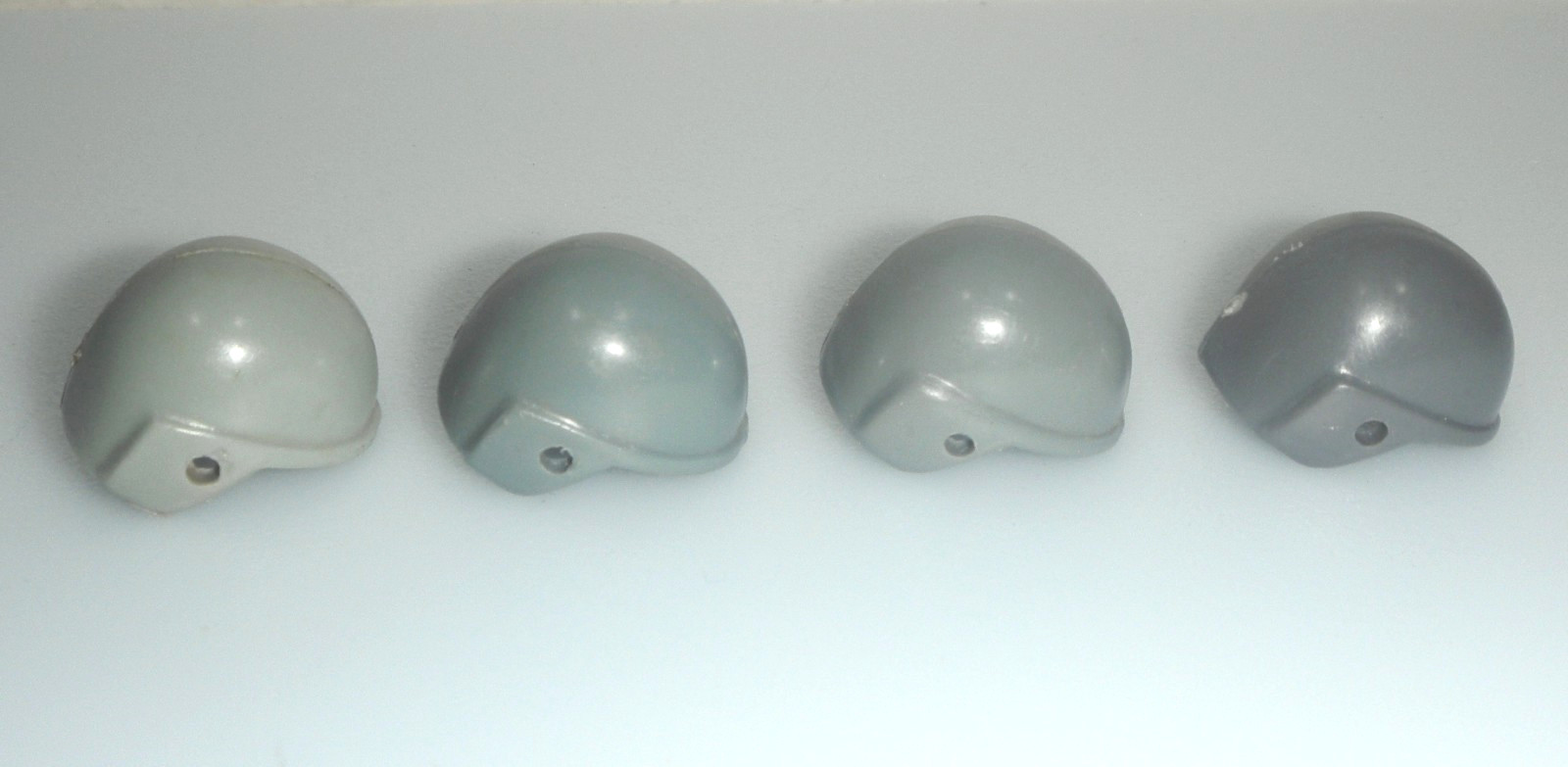 Vintage 1982 1983 Helmet Green Light Dark G.I. GI Joe Figure 3.75 ARAH Lot Set