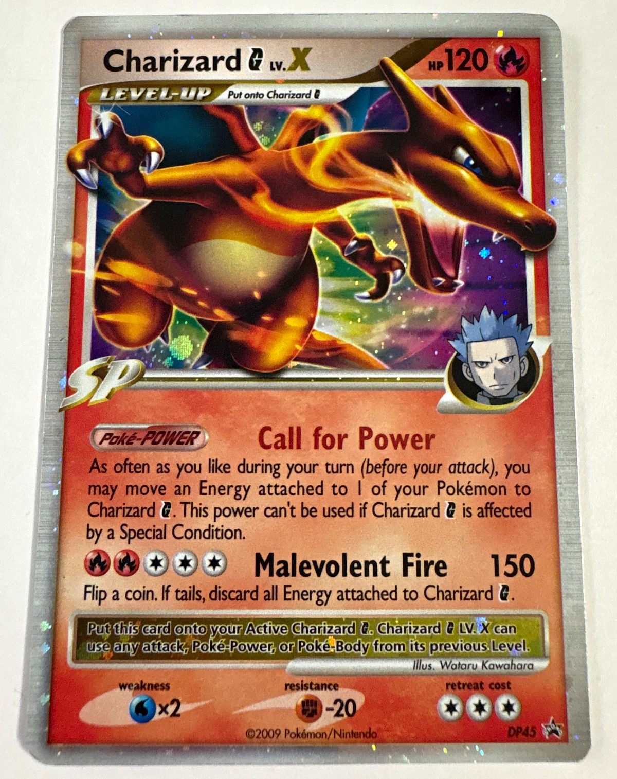 Charizard G LV.X DP45 Diamond and Pearl Holo Promo Level Up English