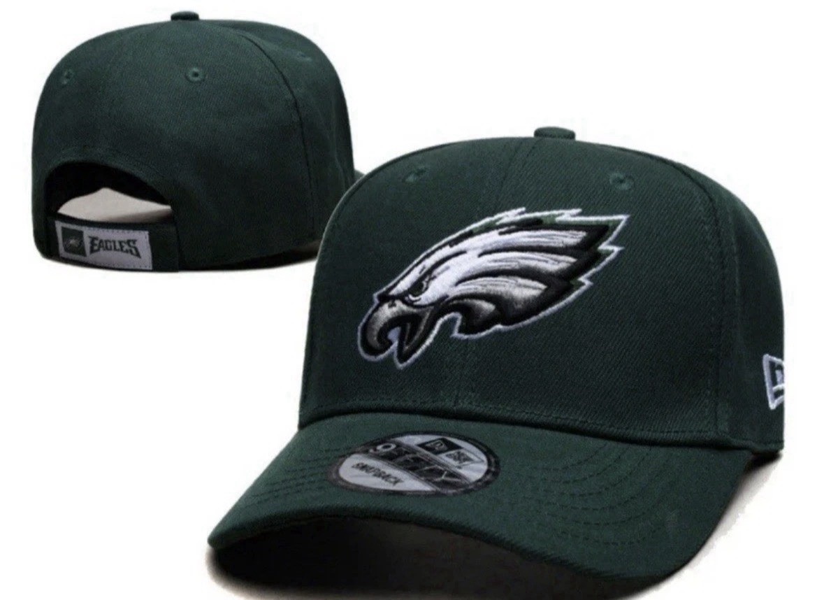 New Era Philadelphia Eagles NFL Green Adjustable Snapback Hat Cap New Era Philadelphia Eagles NFL Green Adjustable Snapback Hat Cap