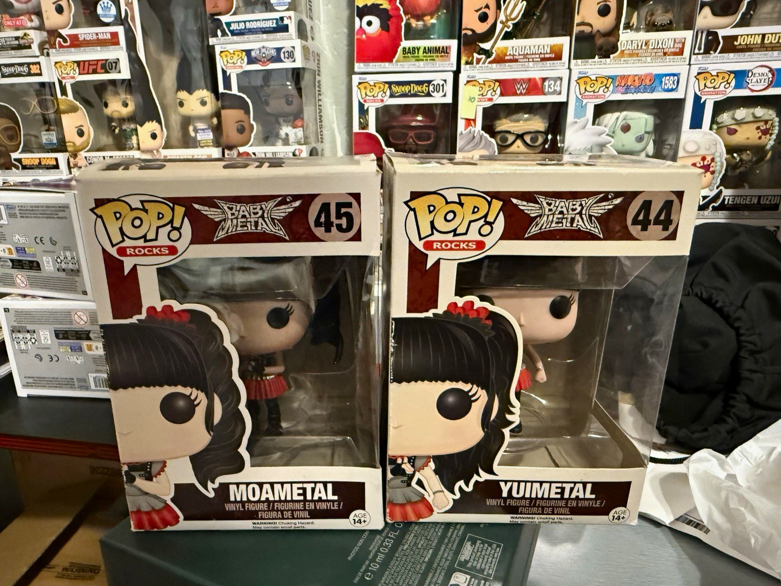 Funko Pop Rocks Babymetal Moametal & Yuimetal #44 #45 Vinyl Figures (2)