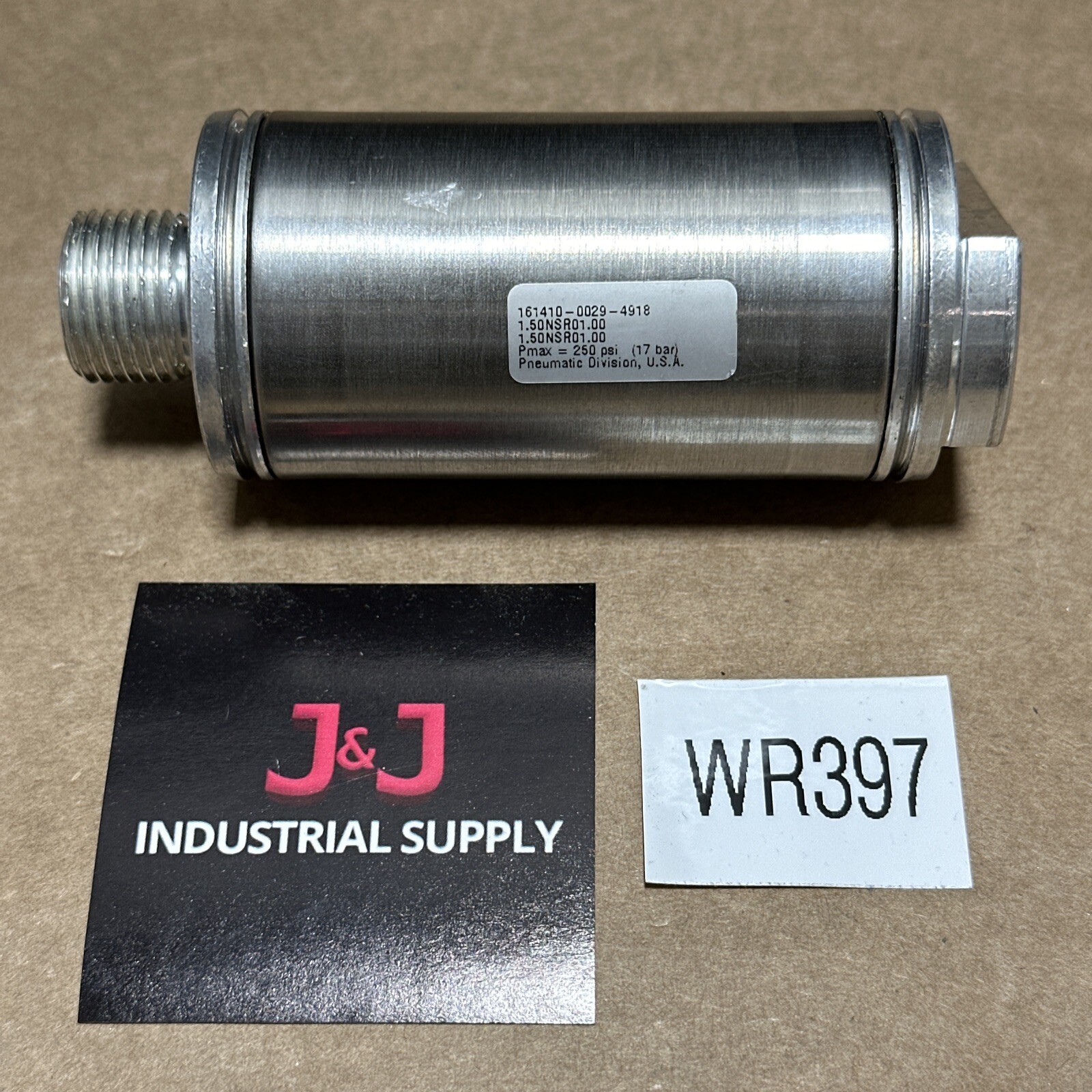 NEW NO BOX- Parker 1.50NSR01.00 161410-0029-4918 Air Cylinder || WARRANTY 🇺🇸