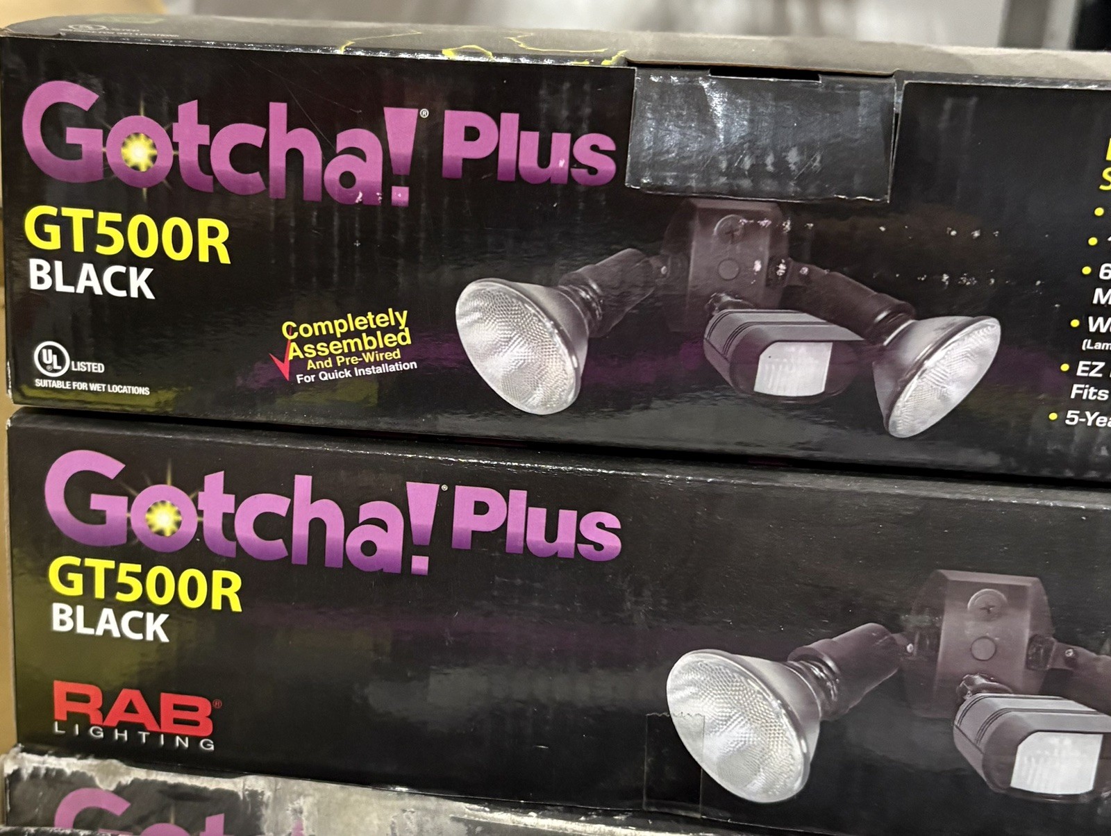 VTG 1998 RAB Lighting GT500R Gotcha Plus Outdoor Sensor Detection New Sealed