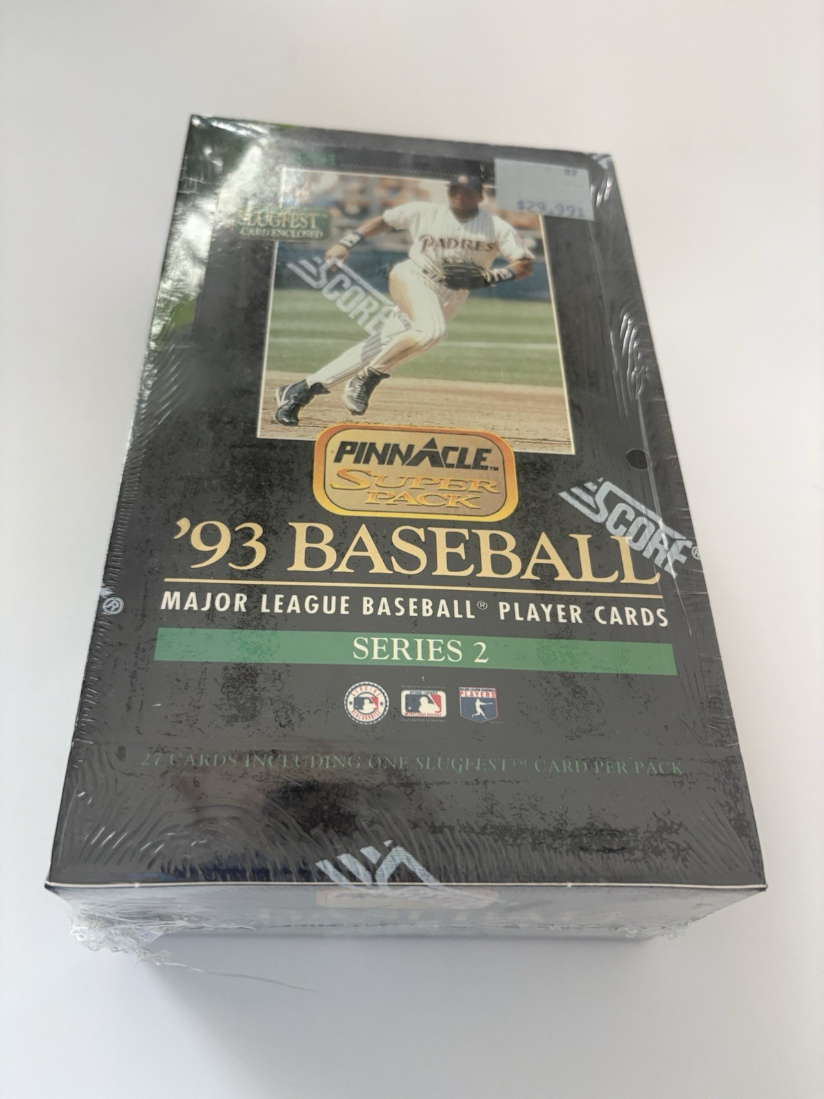 Score 1993 Pinnacle Super Pack MLB Baseball Series 2 Sealed Box 27 Cards/Pack Score 1993 Pinnacle Super Pack MLB Baseball Series 2 Sealed Box 27 Cards/Pack