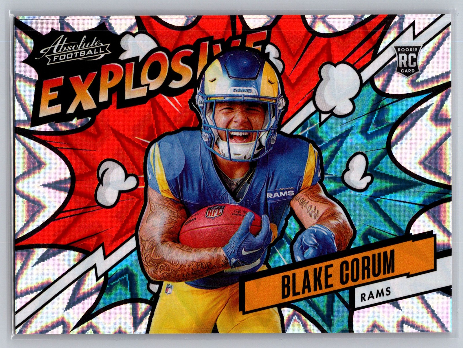 2024 Panini Absolute #EX-BCM Blake Corum Explosive Rookie Case Hit