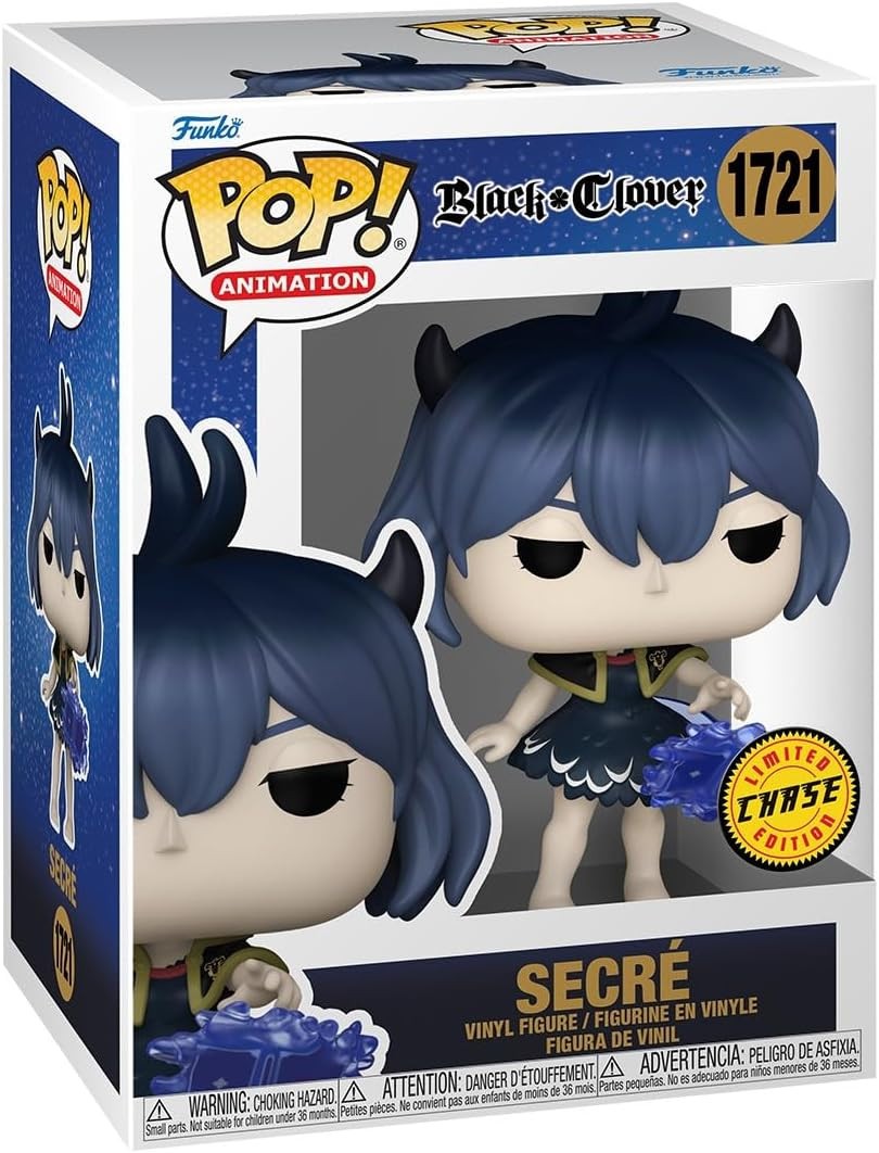 Funko Pop Vinyl: Black Clover - Secre (Chase) #1721 WITH POP PROTECTOR