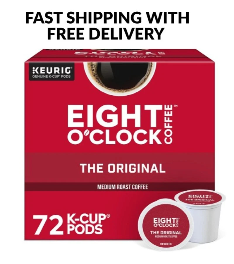 Eight O'Clock Coffee the Original, Single-Serve Keurig K-Cup Pods, Medium Roast