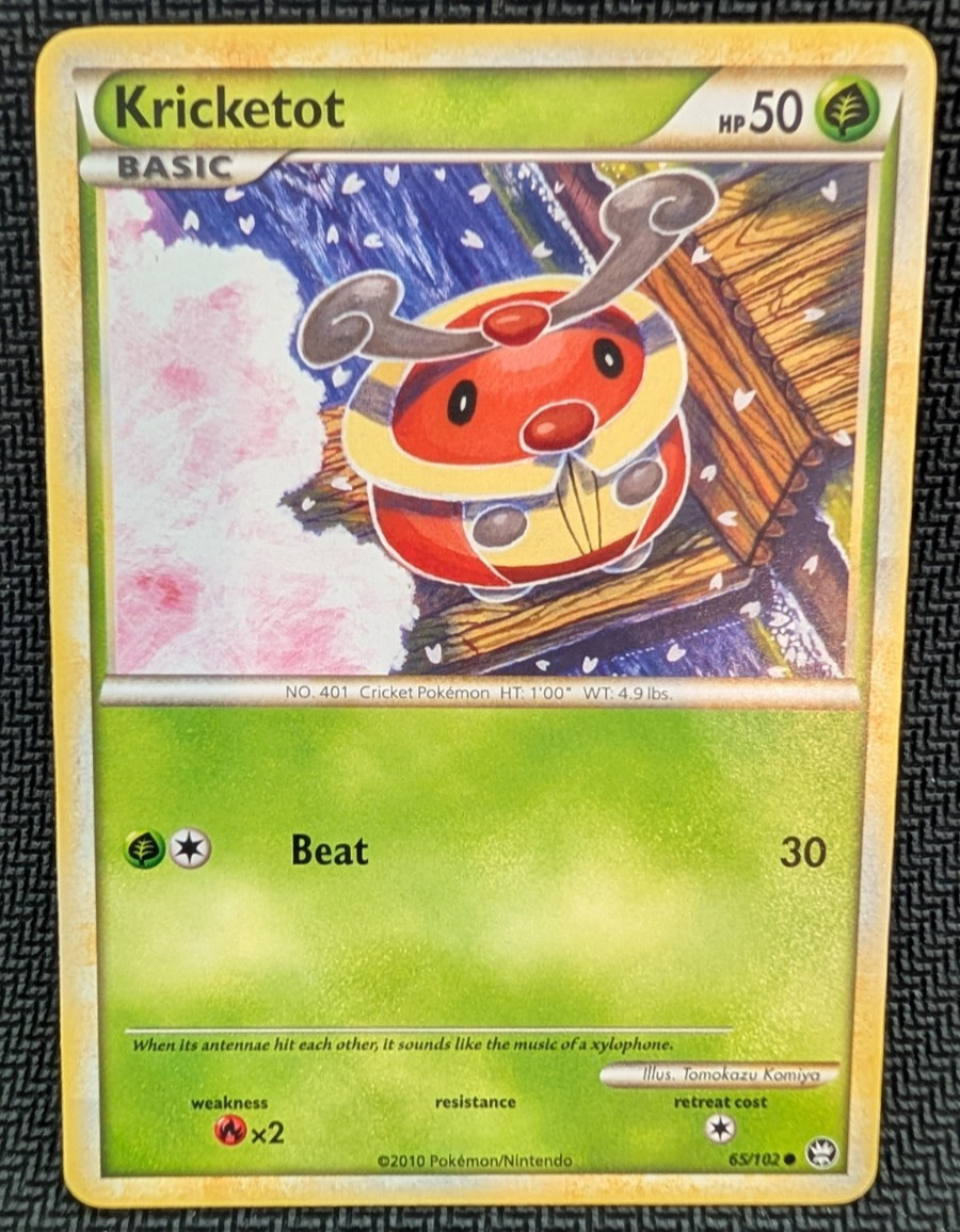 Pokemon - Kricketot 65/102 - 2010 HGSS: Triumphant - NM