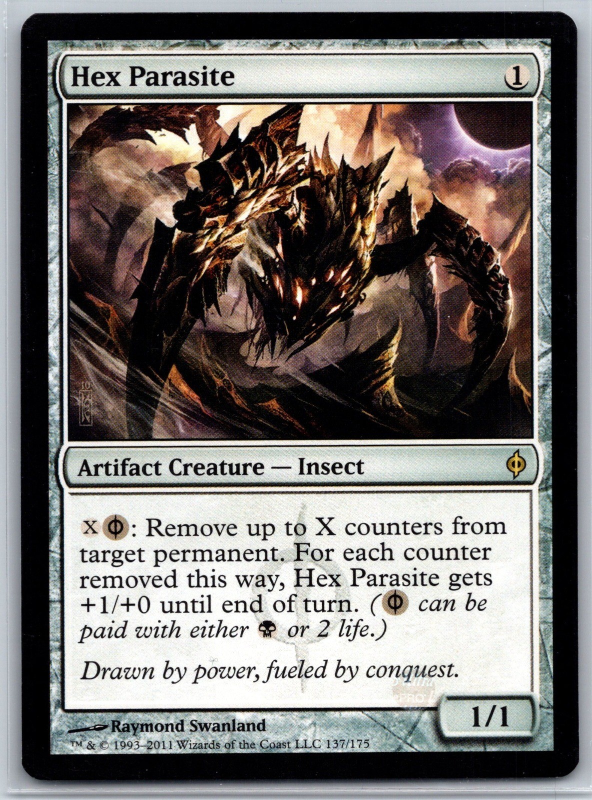 Hex Parasite R New Phyrexia 137 NM