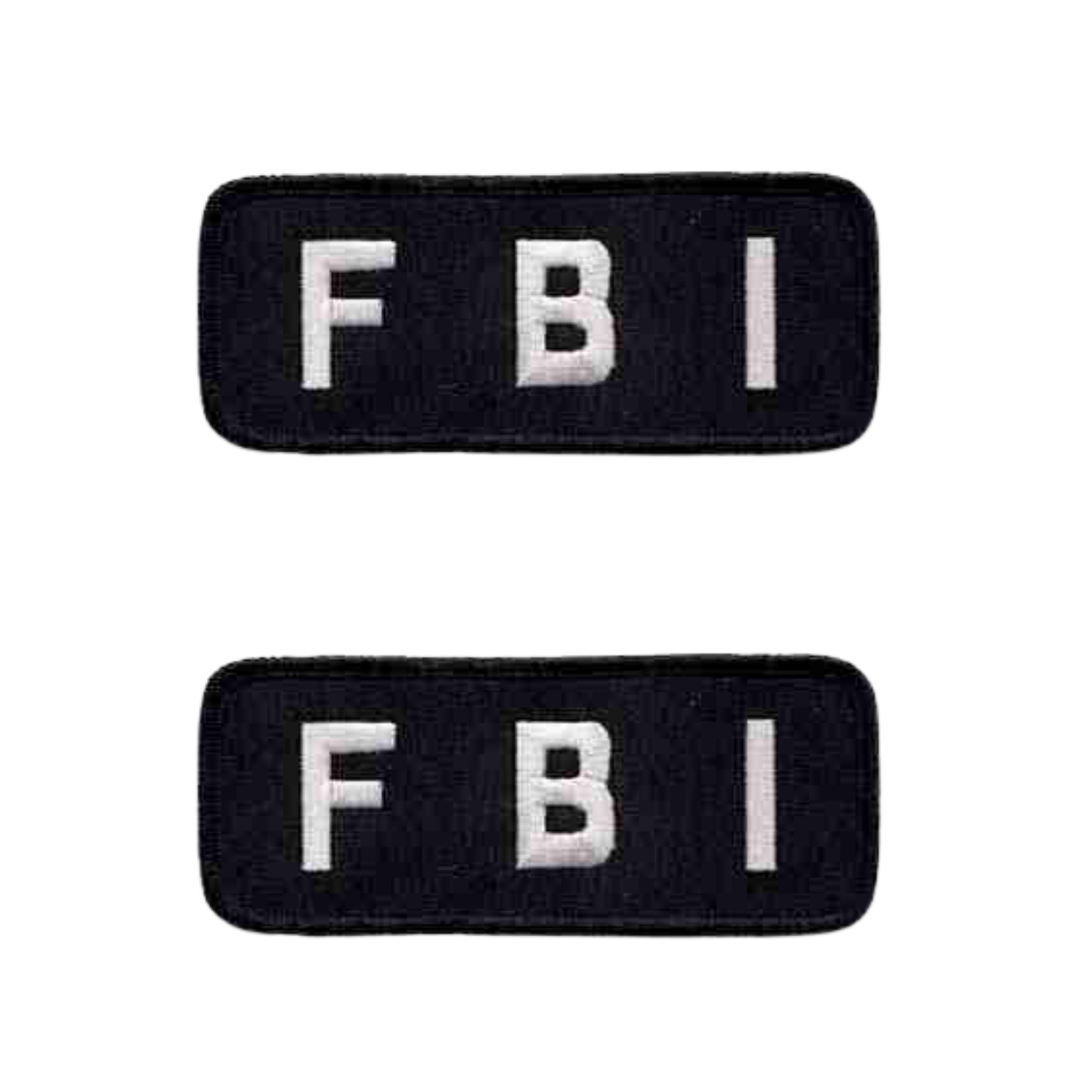  FBI Patches (2-Pack) FBI Embroidered Iron On Patch Applique