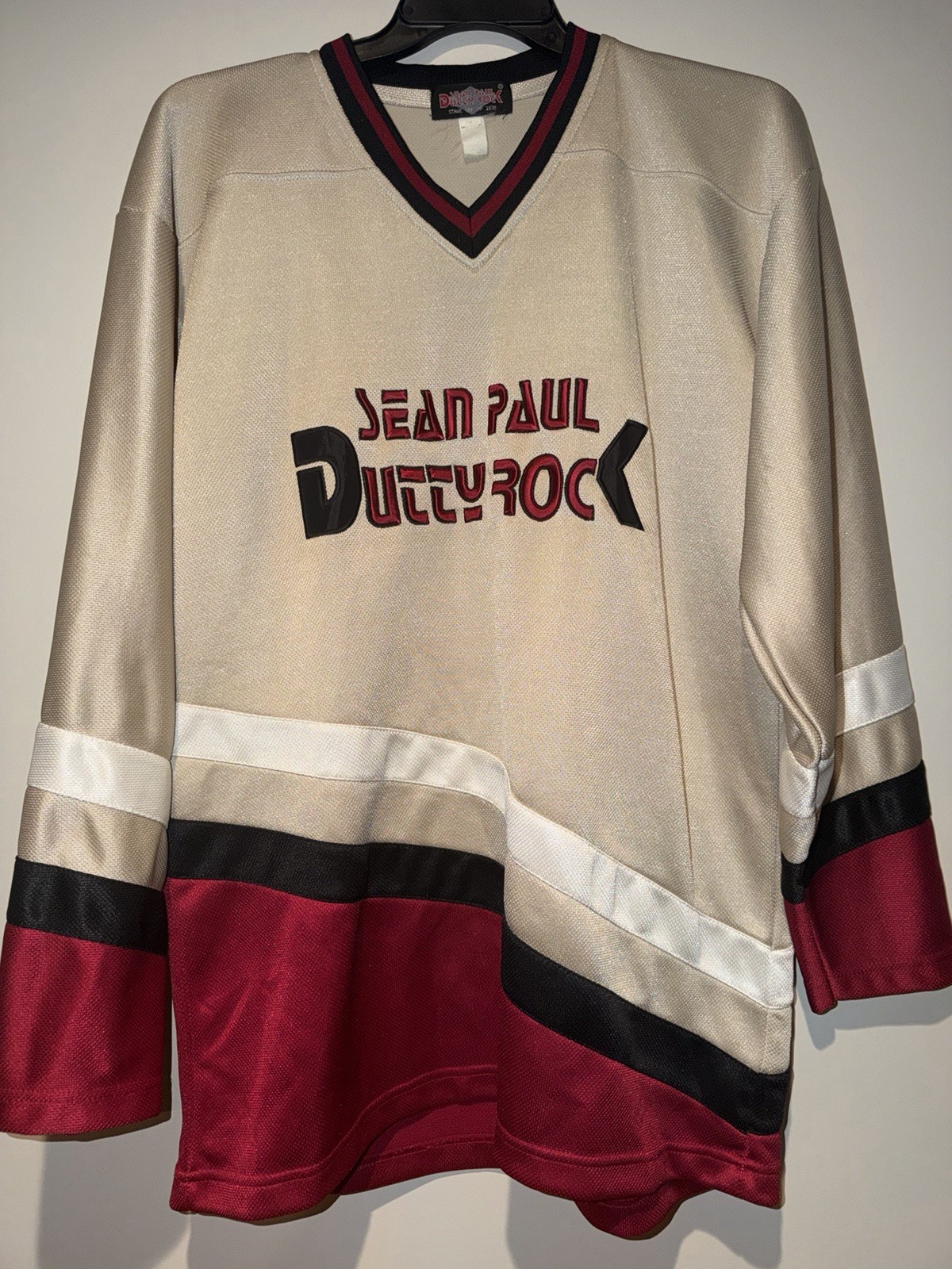 Vtg 2002 Sean Paul Dutty Rock Hockey Jersey VP Records Rap Promo Hip Hop XL