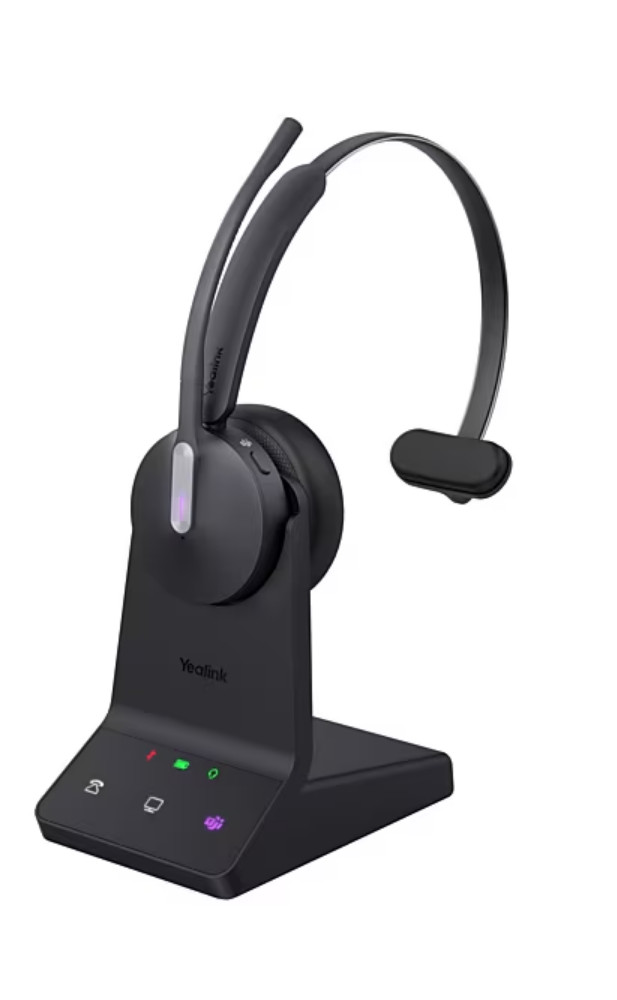 Yealink WH64 Mono Teams Wireless DECT Headset Base Station Microsoft Certified