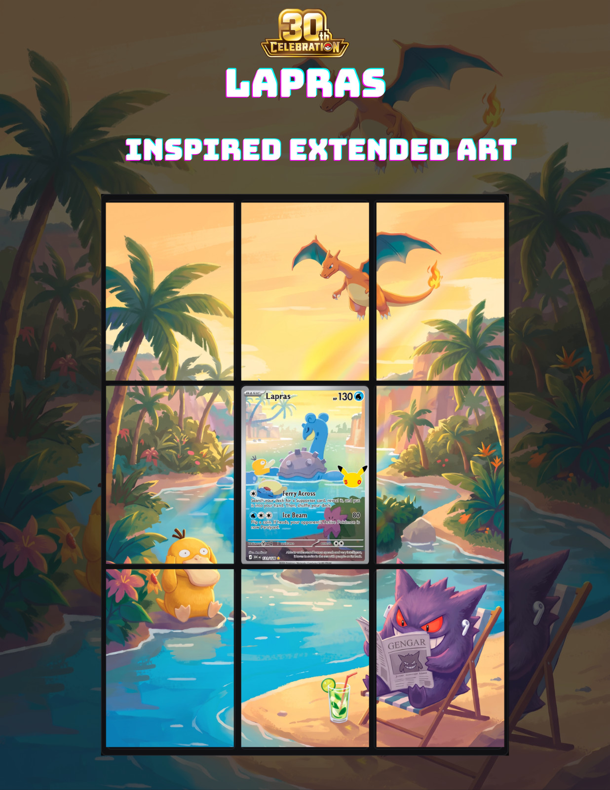 Lapras  (Pokémon Extended Art Pages)