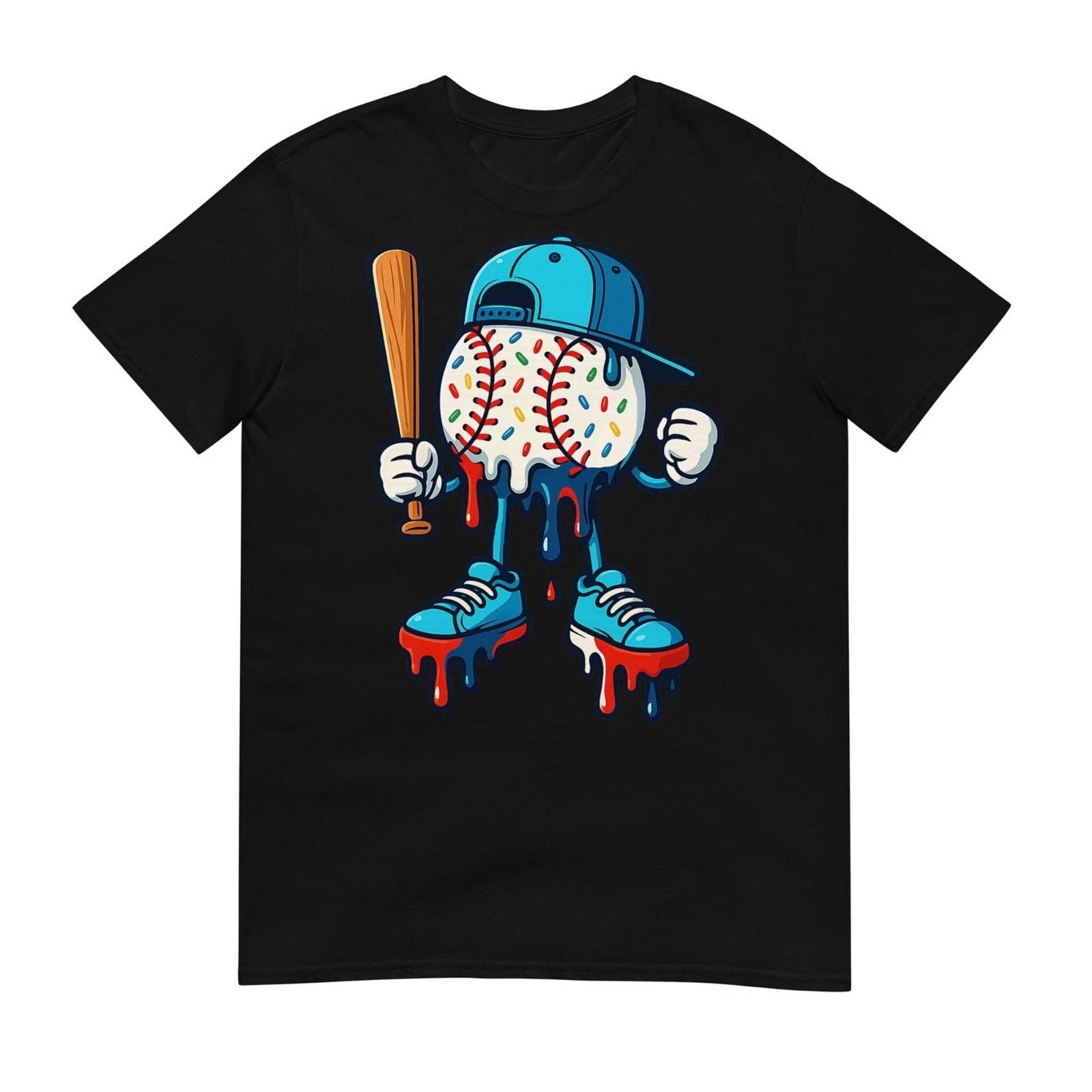 Baseball Lifestyle 101 Apparel Youth Baseball Drip Icecream T-Shirt FREESHIPS 