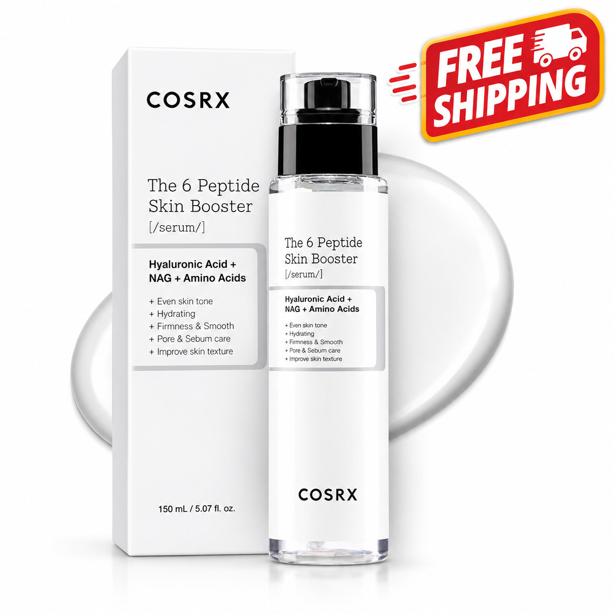 COSRX 6X Peptide Collagen Skin Booster Serum 150mL  / 5.07 Fl. Oz