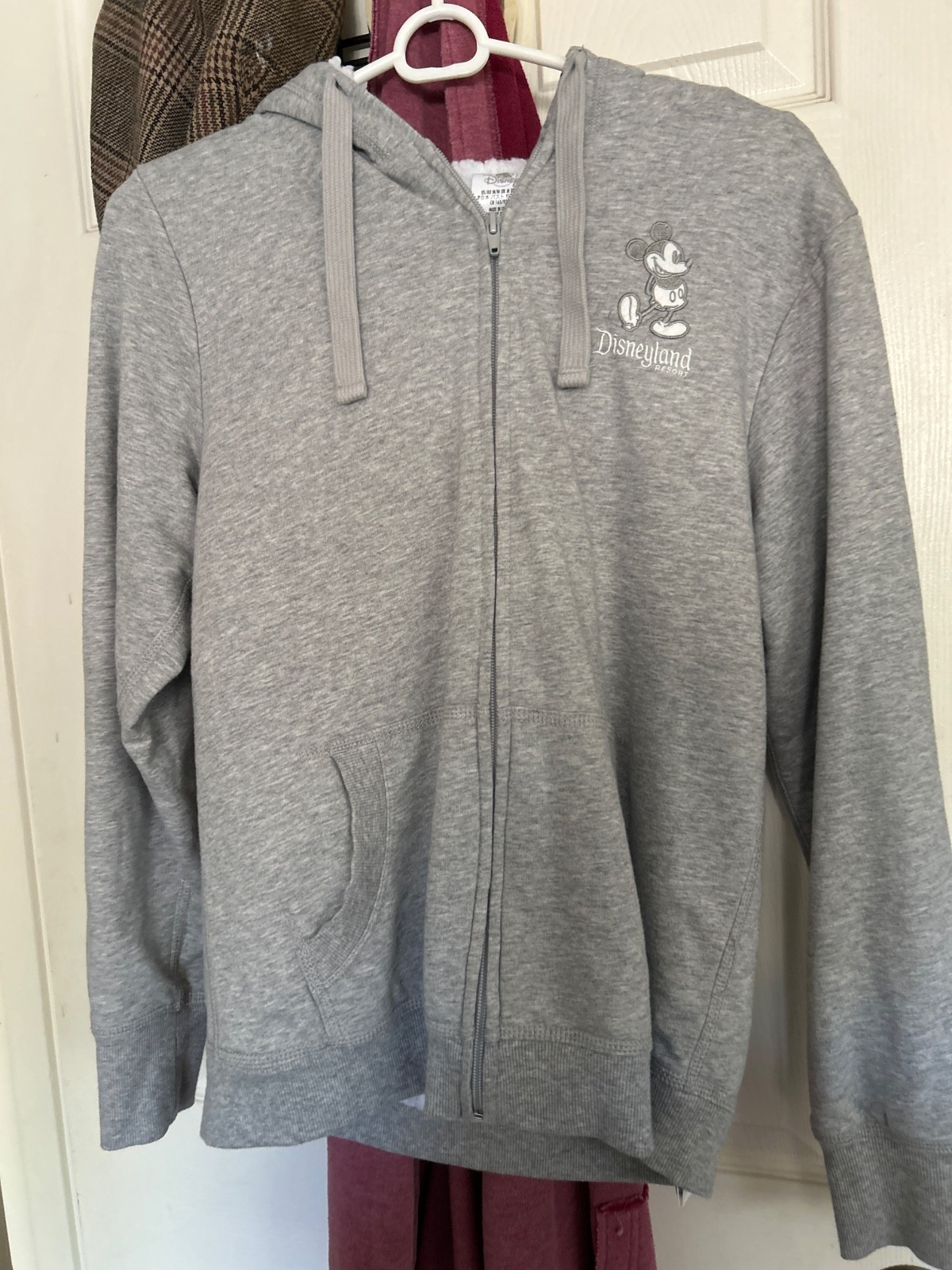 disney grey hoodie sweatshirt vintage