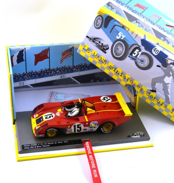 Le Mans Miniatures Ferrari 312PB #15 1973 24hrs Le Mans 1/32 Slot Car 132116/15M