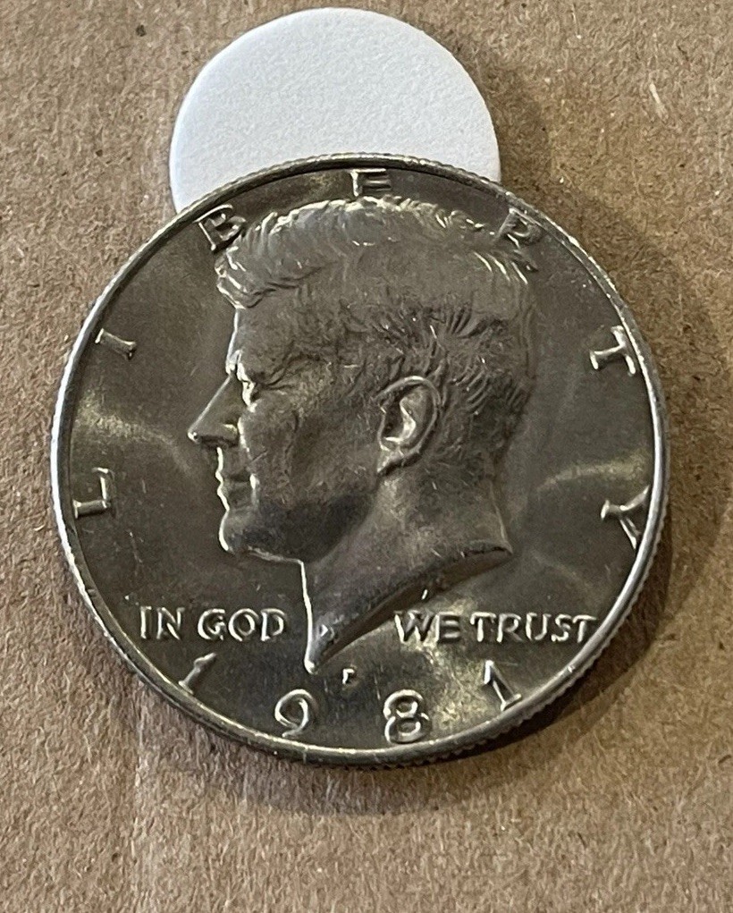 1981 P Kennedy Half Dollar-Nice Rim- 1981 P Kennedy Half Dollar-Nice Rim-