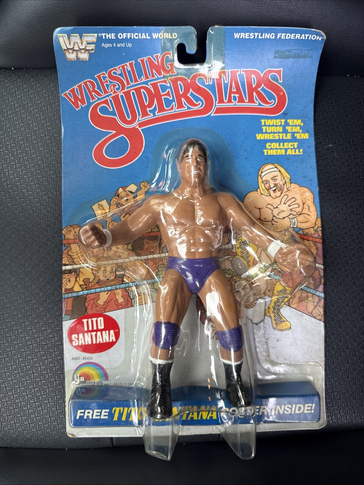 LJN WWF Wrestling Superstars Tito Santana MOC Vintage Figure LJN WWF Wrestling Superstars Tito Santana MOC Vintage Figure