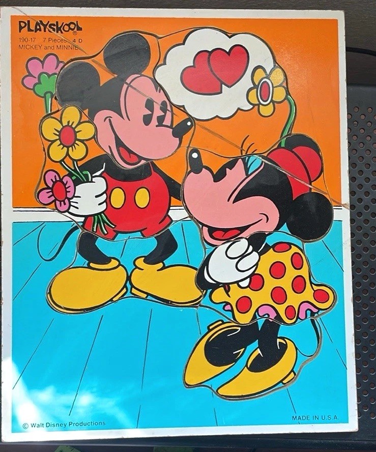 Playskool Disney Mickey & Minnie & Big and Little Bird puzzle Playskool Disney Mickey & Minnie & Big and Little Bird puzzle