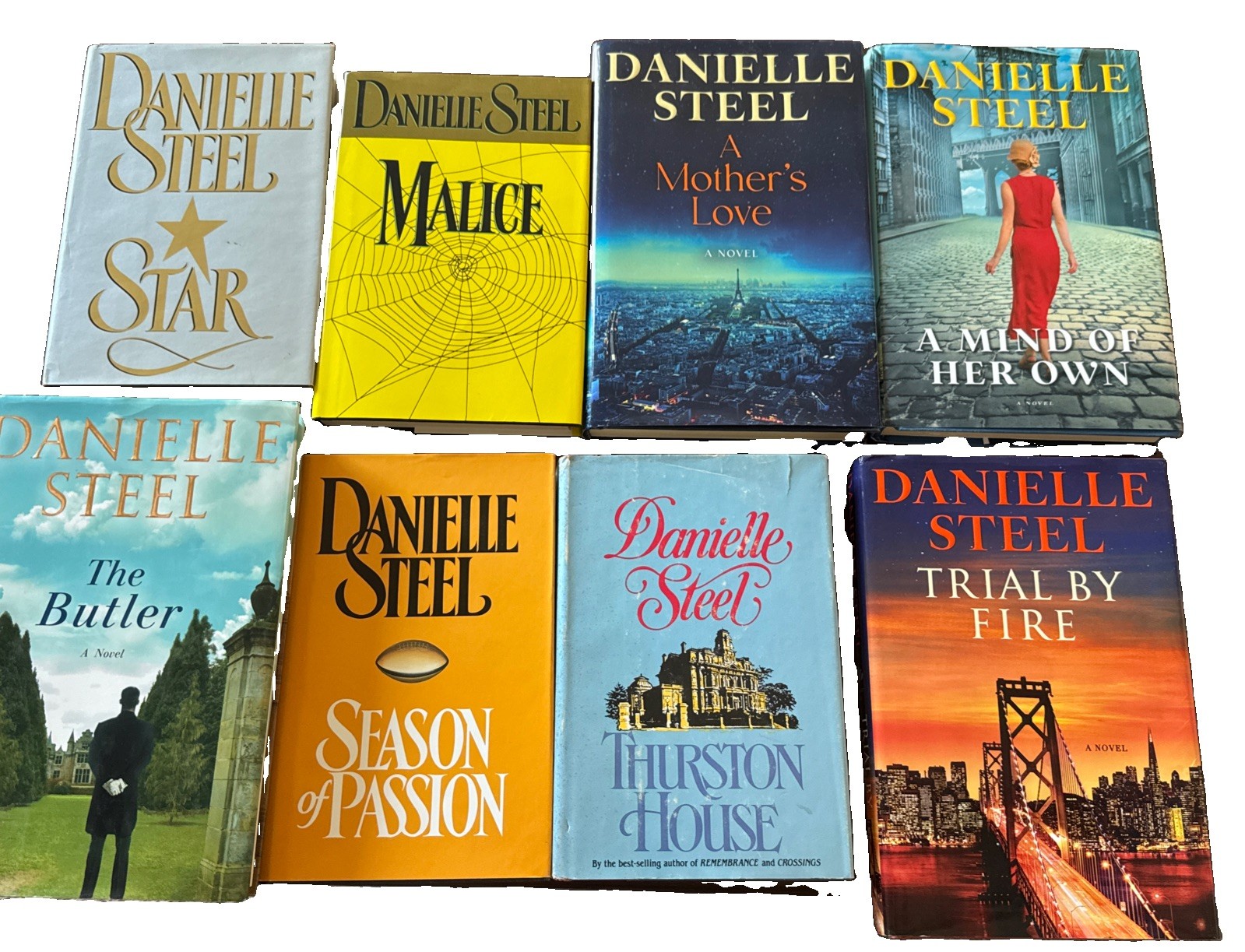 Danielle Steel Lot Of 8 Romance Books. Hardcover with Dust Jackets Danielle Steel Lot Of 8 Romance Books. Hardcover with Dust Jackets