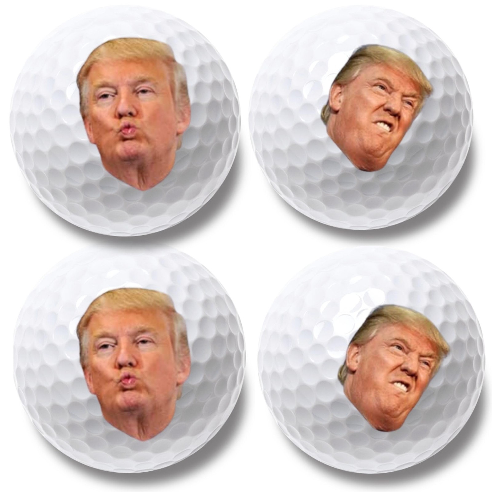 4 Pcs Funny Golf Balls for , Father’s Day Christmas Novelty Golfer Gift for D...