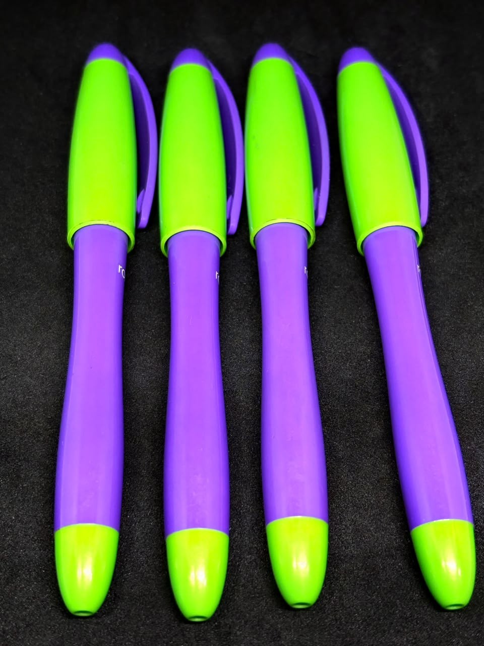 Romus Student Purple Green Fountain Pen SET OF 4 - Classic Vintage