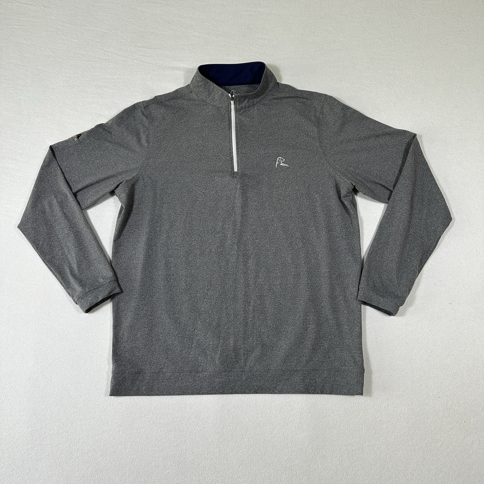 Rhoback 1/4 Zip Pullover Mens L Heather Gray Performance Golf PGA REACH Logo Rhoback 1/4 Zip Pullover Mens L Heather Gray Performance Golf PGA REACH Logo