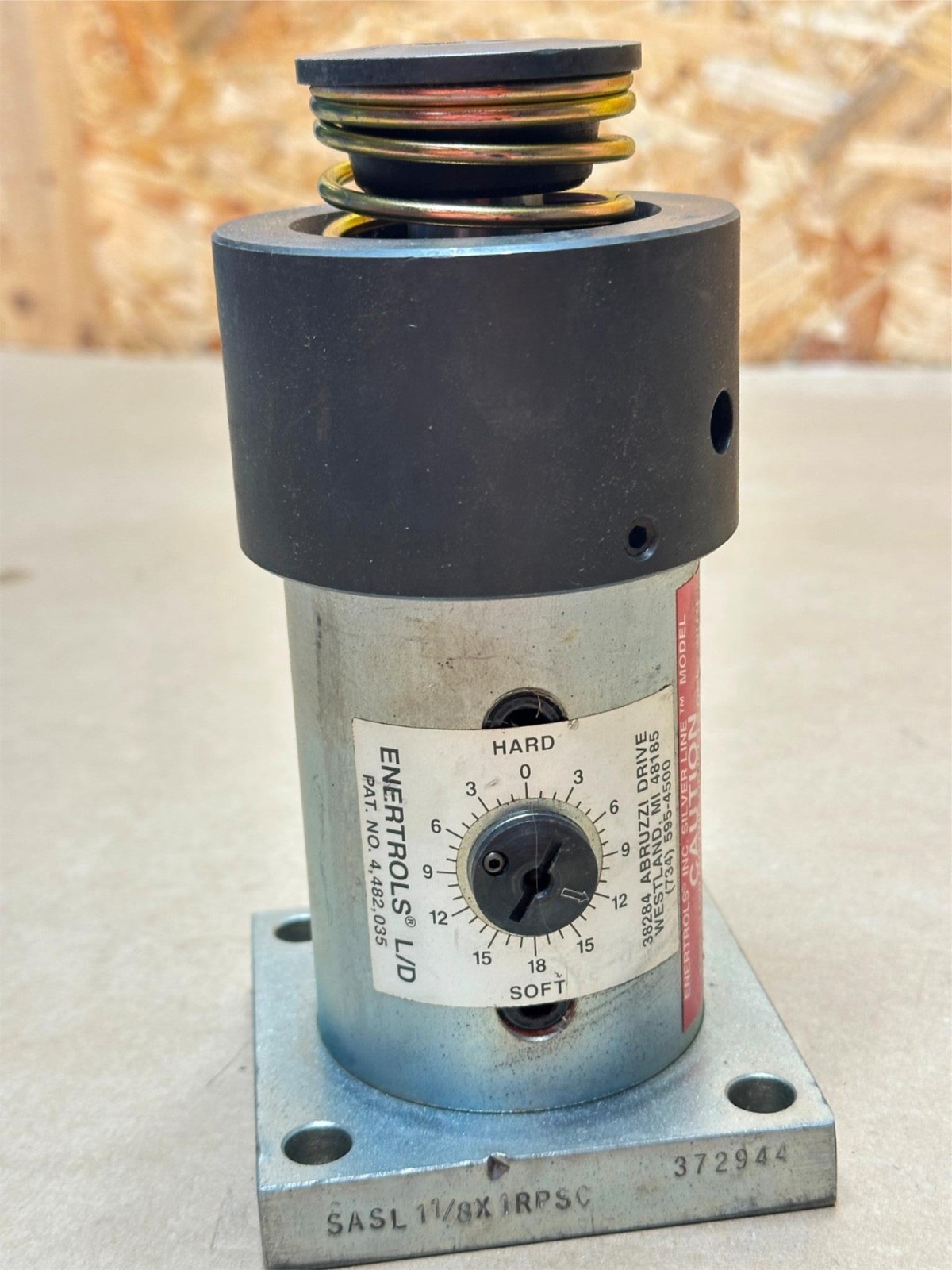 Enertrols SASL 1-1/8 X 1R-PSC Adjustable Industrial Shock Absorber Enertrols SASL 1-1/8 X 1R-PSC Adjustable Industrial Shock Absorber