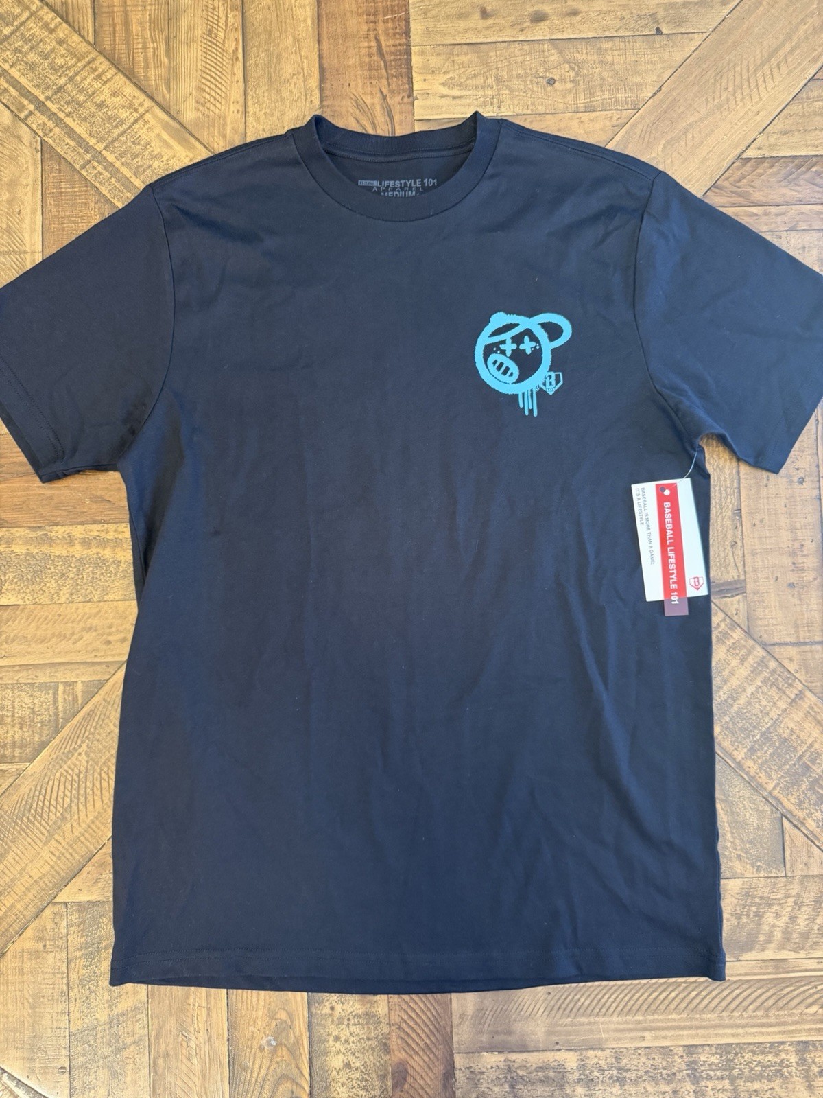 Baseball Lifestyle 101 Vandal Tee t-shirt Black Light Blue Men’s Medium G6 Baseball Lifestyle 101 Vandal Tee t-shirt Black Light Blue Men’s Medium G6