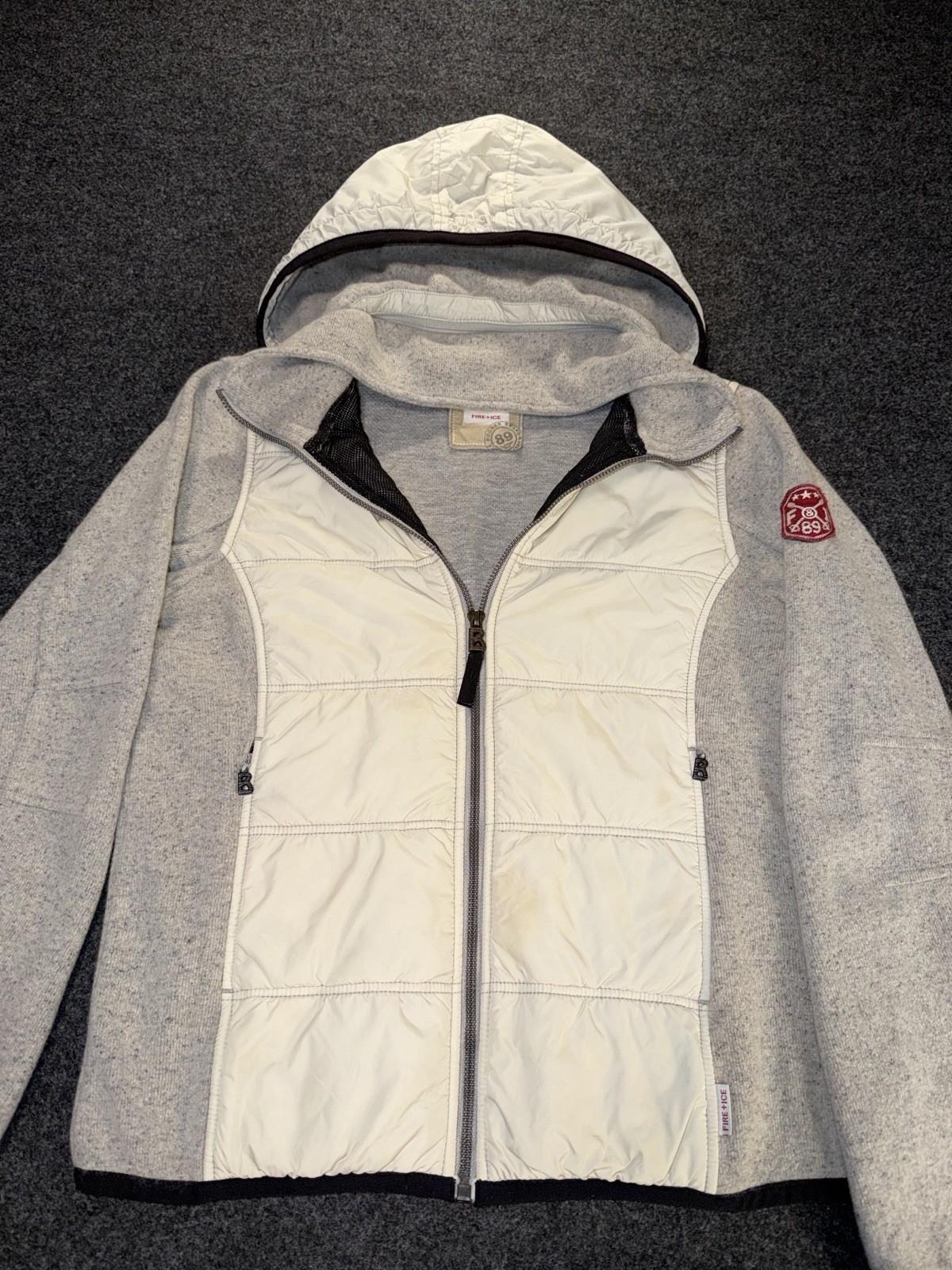 Bogner Fire + Ice Hooded Quilted Hybrid Puffer Jacket EU 36 Women’s Bogner Fire + Ice Hooded Quilted Hybrid Puffer Jacket EU 36 Women’s