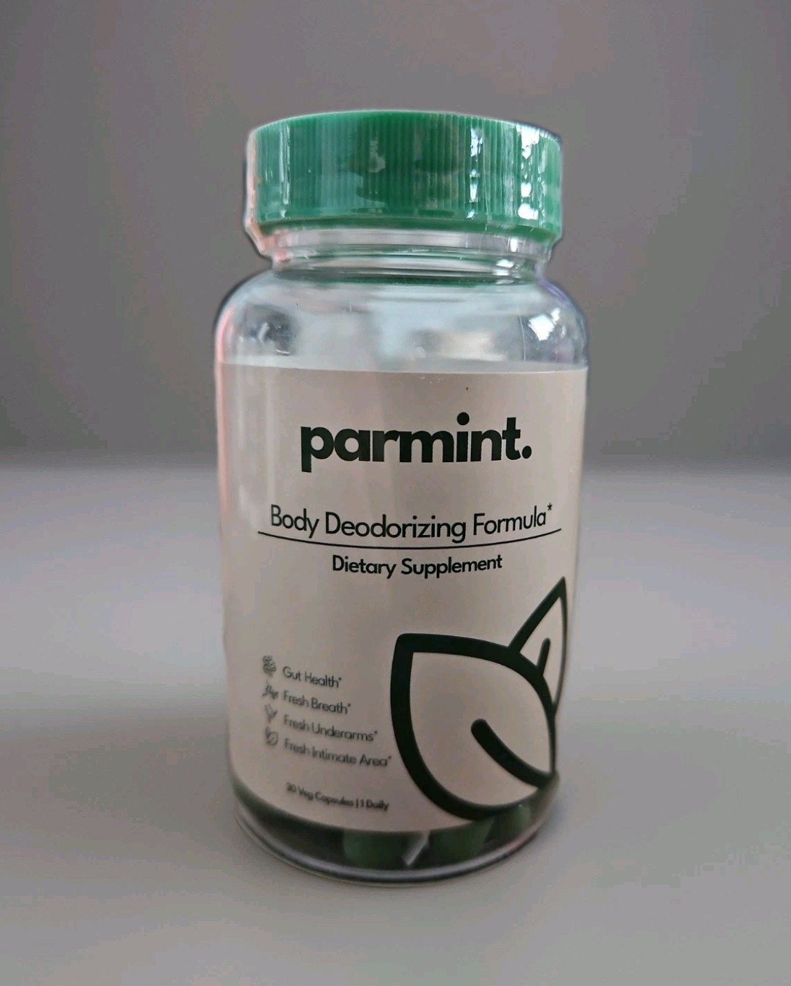 Parmint Body Deordorizing Fomula Dietary Supplement 30 Capsules Exp 4/28 Parmint Body Deordorizing Fomula Dietary Supplement 30 Capsules Exp 4/28