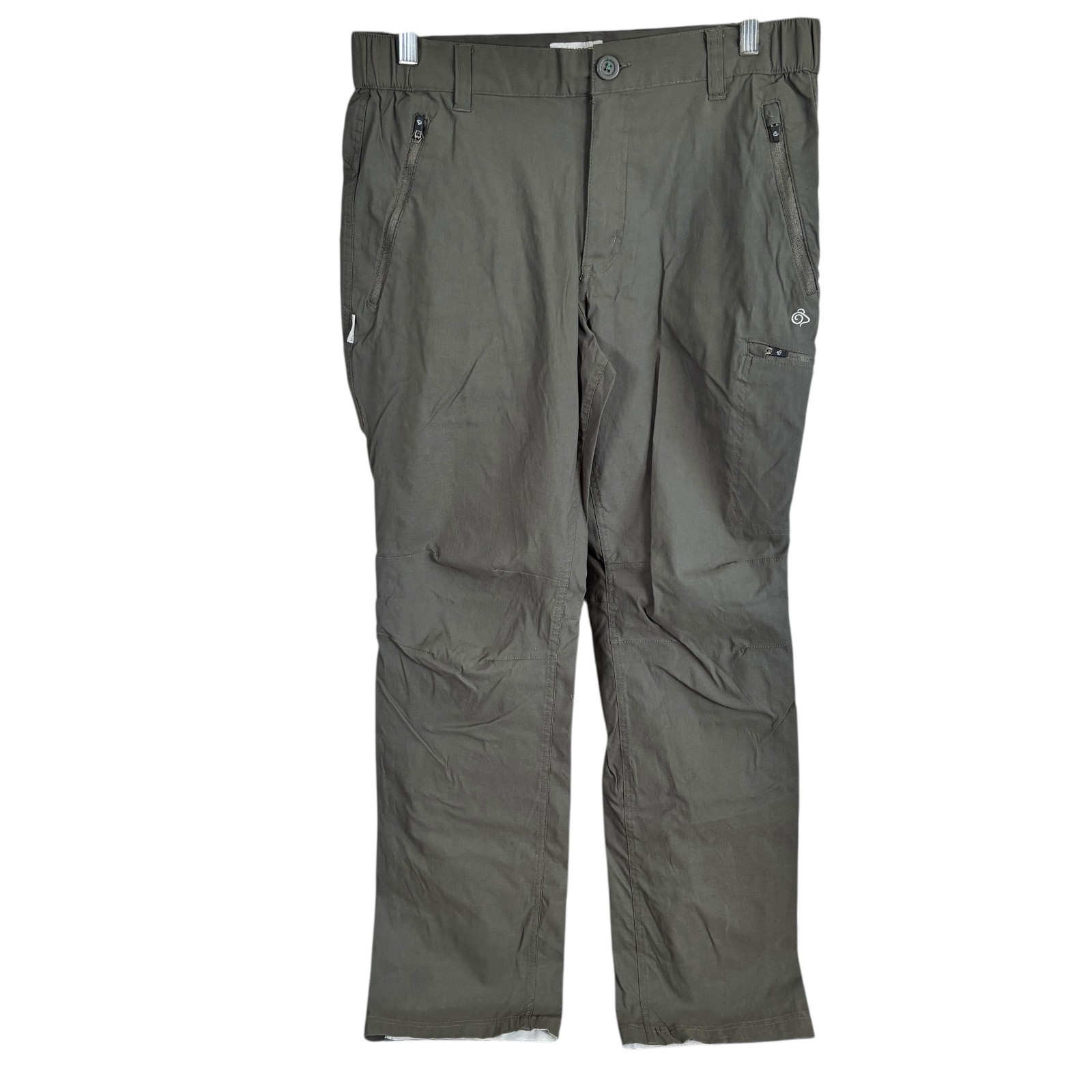 Craghoppers Cargo Pants Mens 34x32 Army Green Stretch Outdoor Hiking