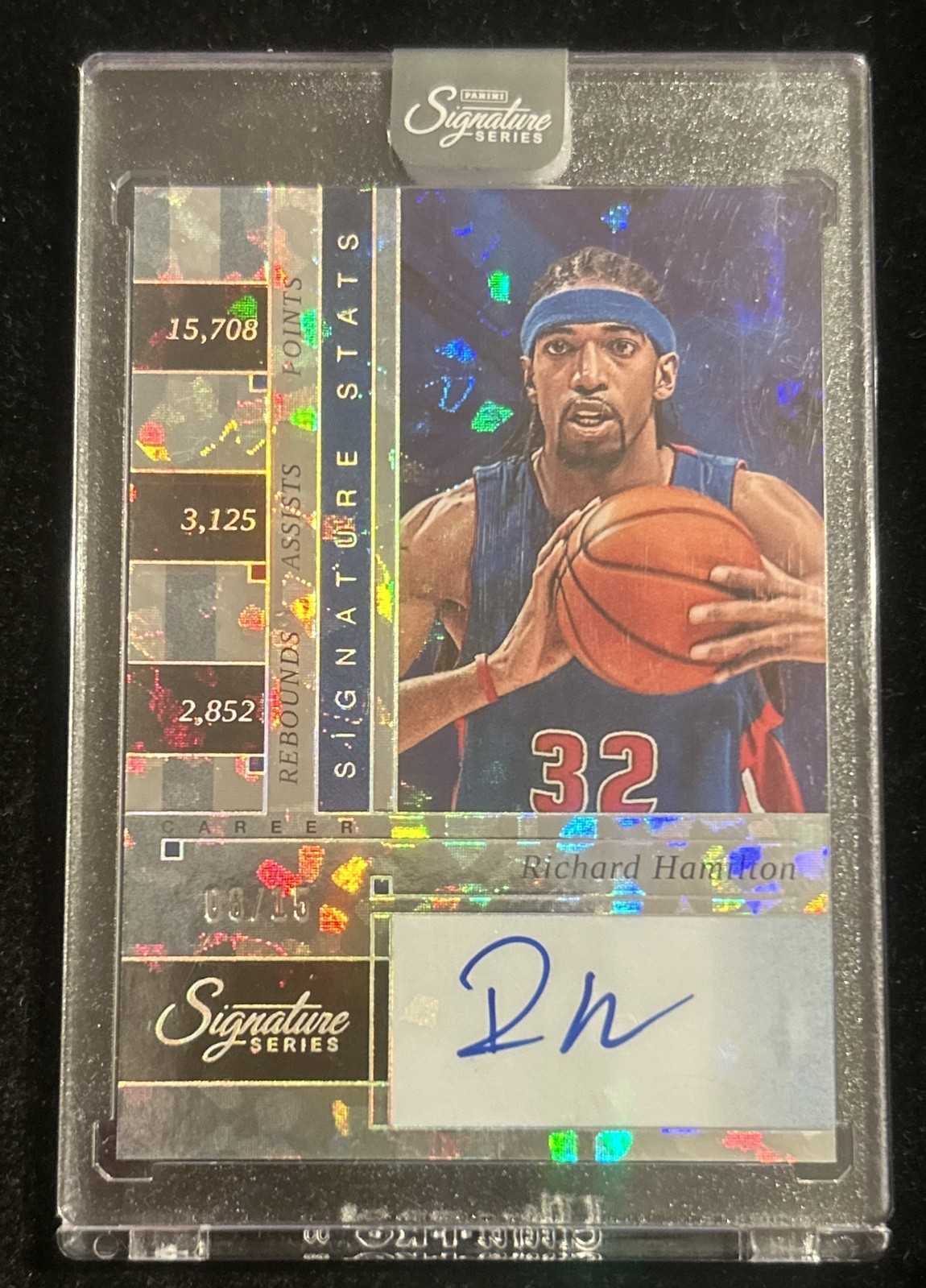 SASA 2025-26 Panini Signature Series - Signature Stats Richard Hamilton SASA 2025-26 Panini Signature Series - Signature Stats Richard Hamilton