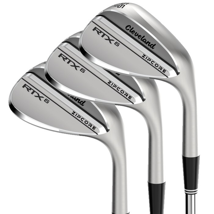 Cleveland RTX 6 Tour Satin 50*, 54*, 58* Wedges Mid Bounce Right Hand - 3 Pack