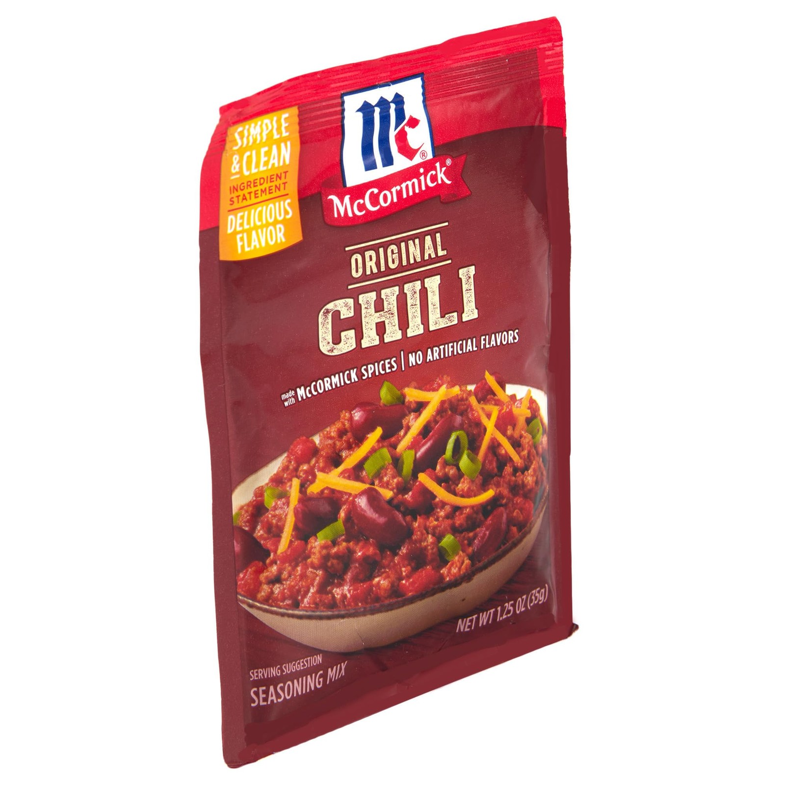 McCormick Original Chili Seasoning Mix, 1.25 oz Pack of 24 McCormick Original Chili Seasoning Mix, 1.25 oz Pack of 24