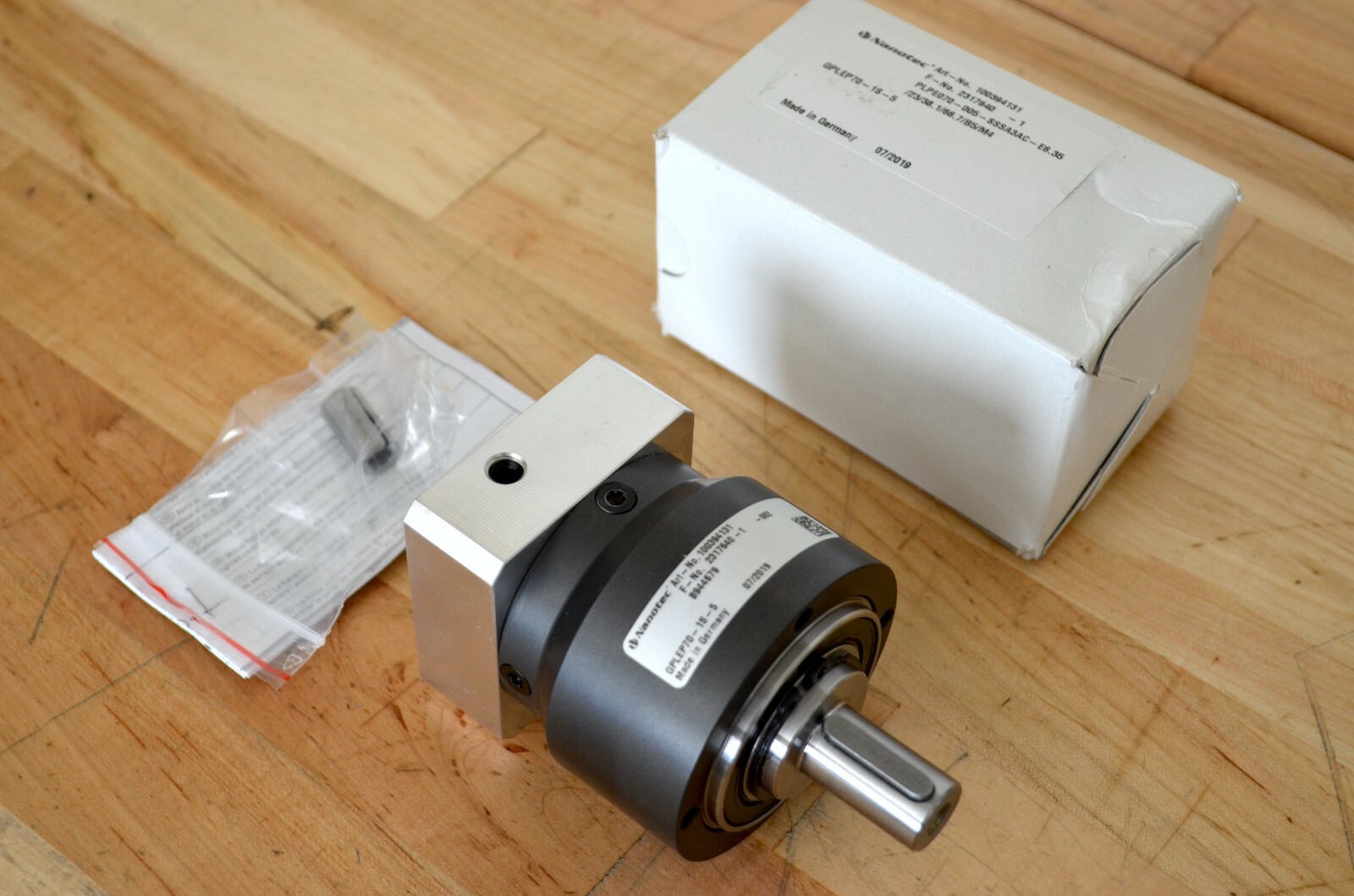 New Nanotec GPLEP70-1S-5 Nema23 Planetary Gearhead 5:1 Ratio  - Neugart PLPE070