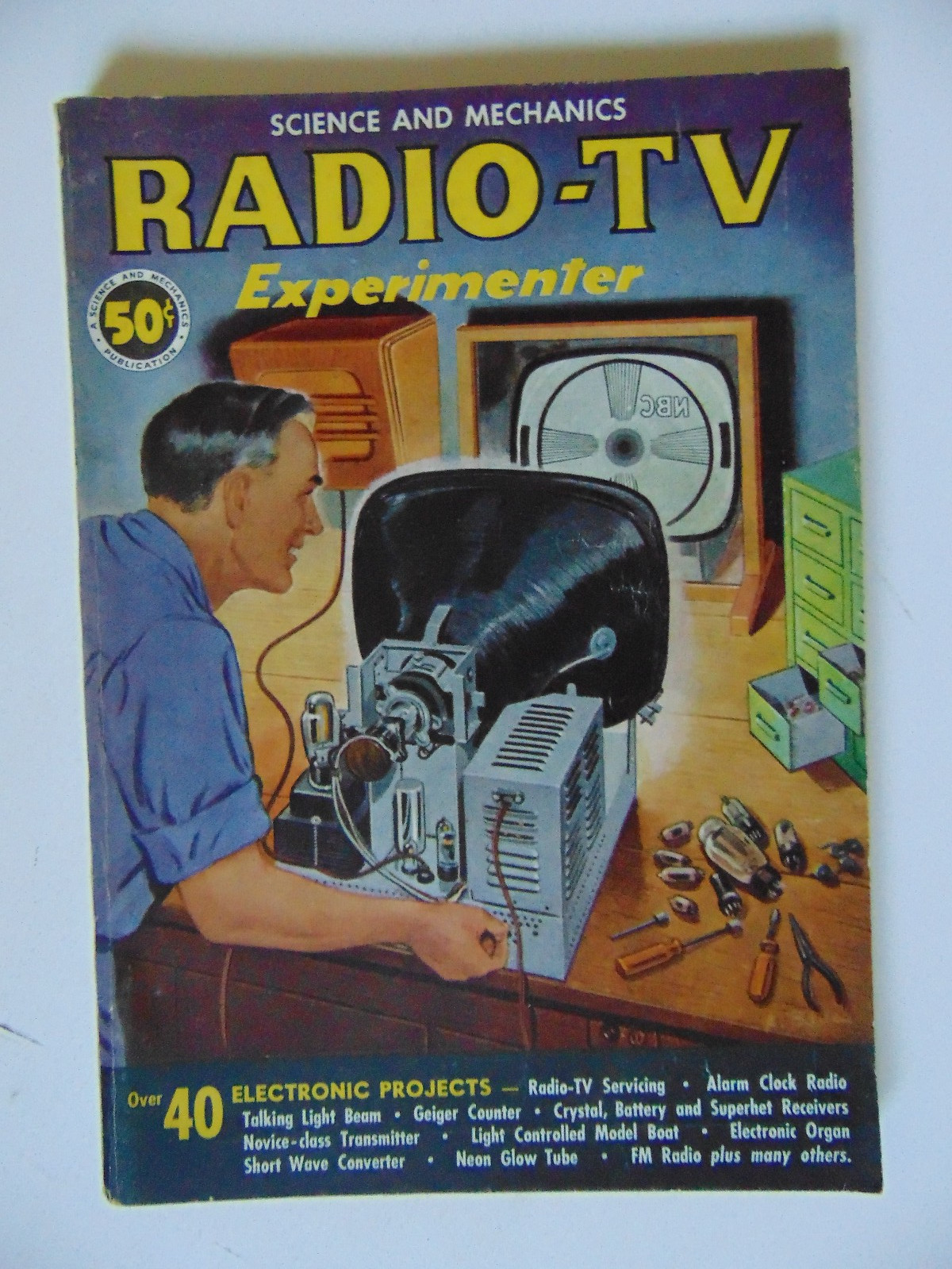 Vintage Original 1952 Radio - TV Experimenter Magazine