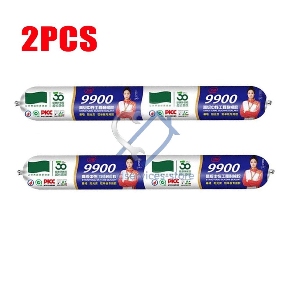 2PCS 9900 Waterproof Sealant, Outdoor Silicone Waterproof Sealant Heat Resistant