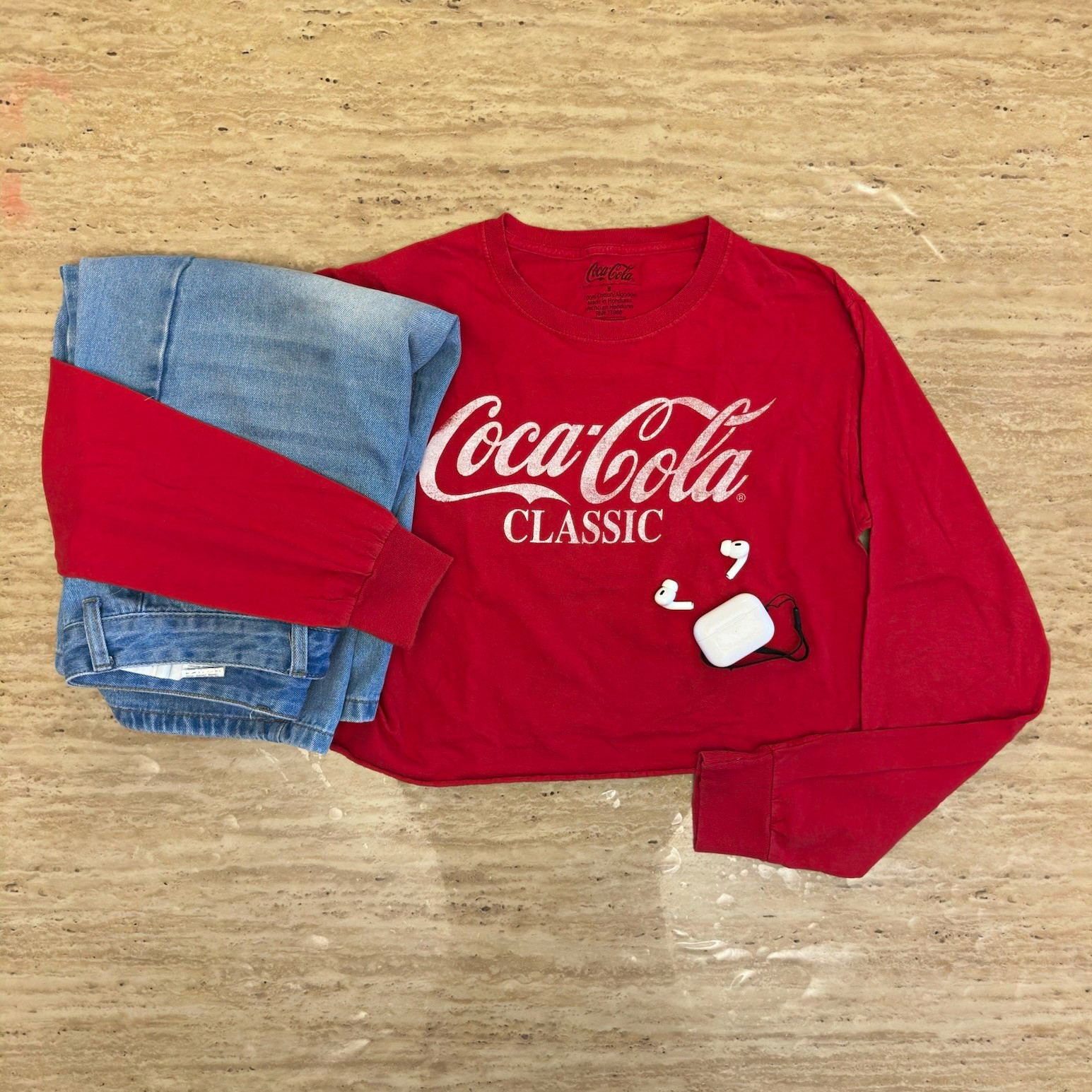 Vintage y2k Coca-Cola Cropped shirt