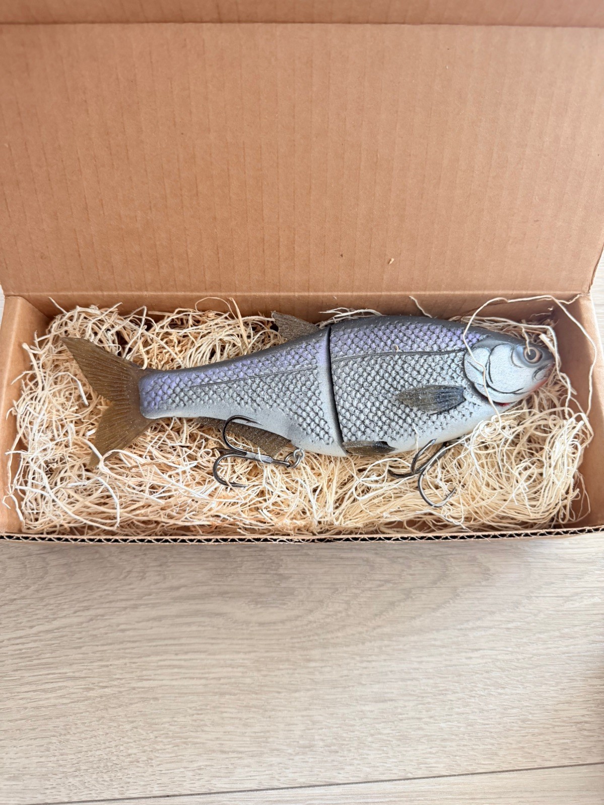 Brand New Authentic Hinkle Shad Grey Gizzard Swimbait