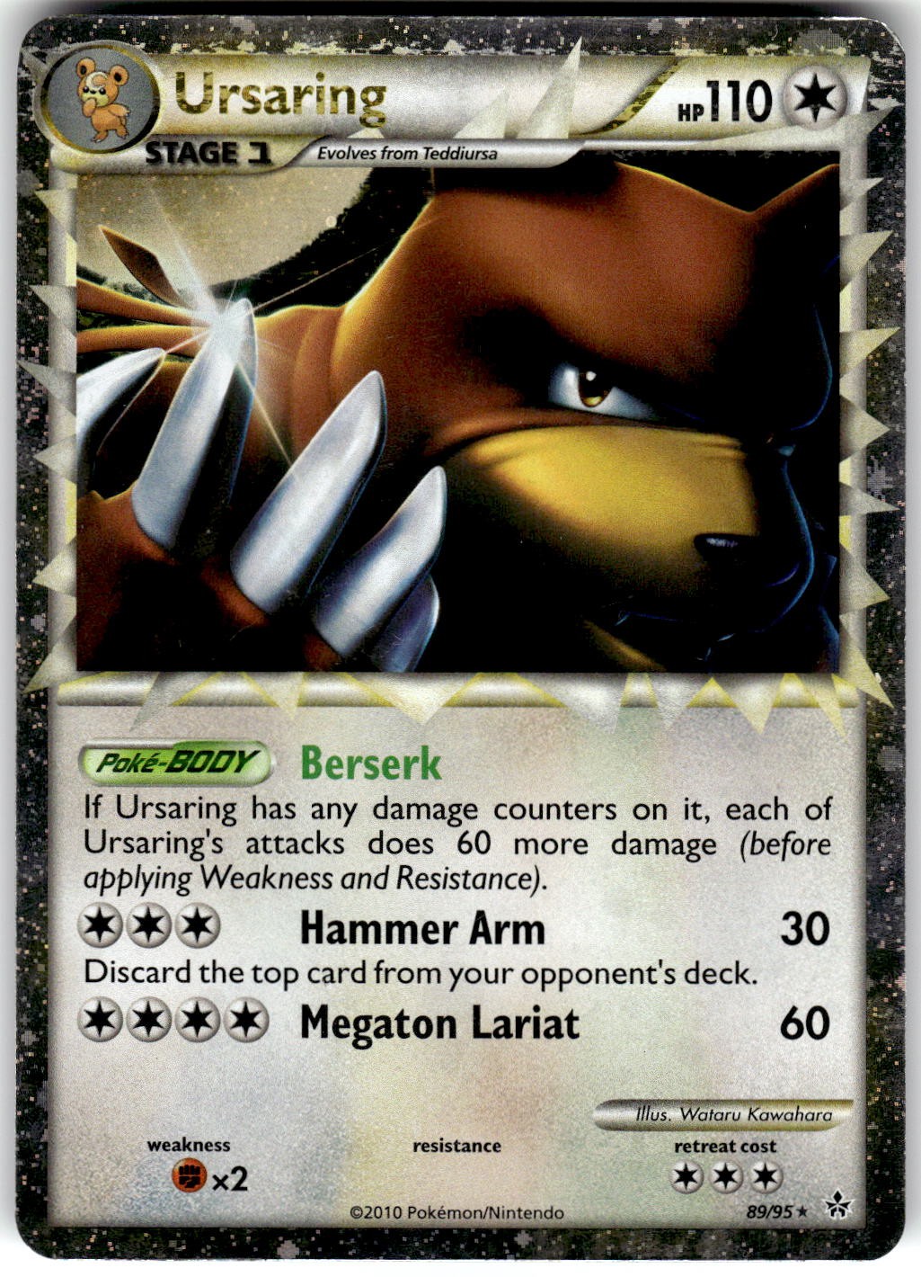Ursaring (Prime) Holo Unleashed 89/95 2010